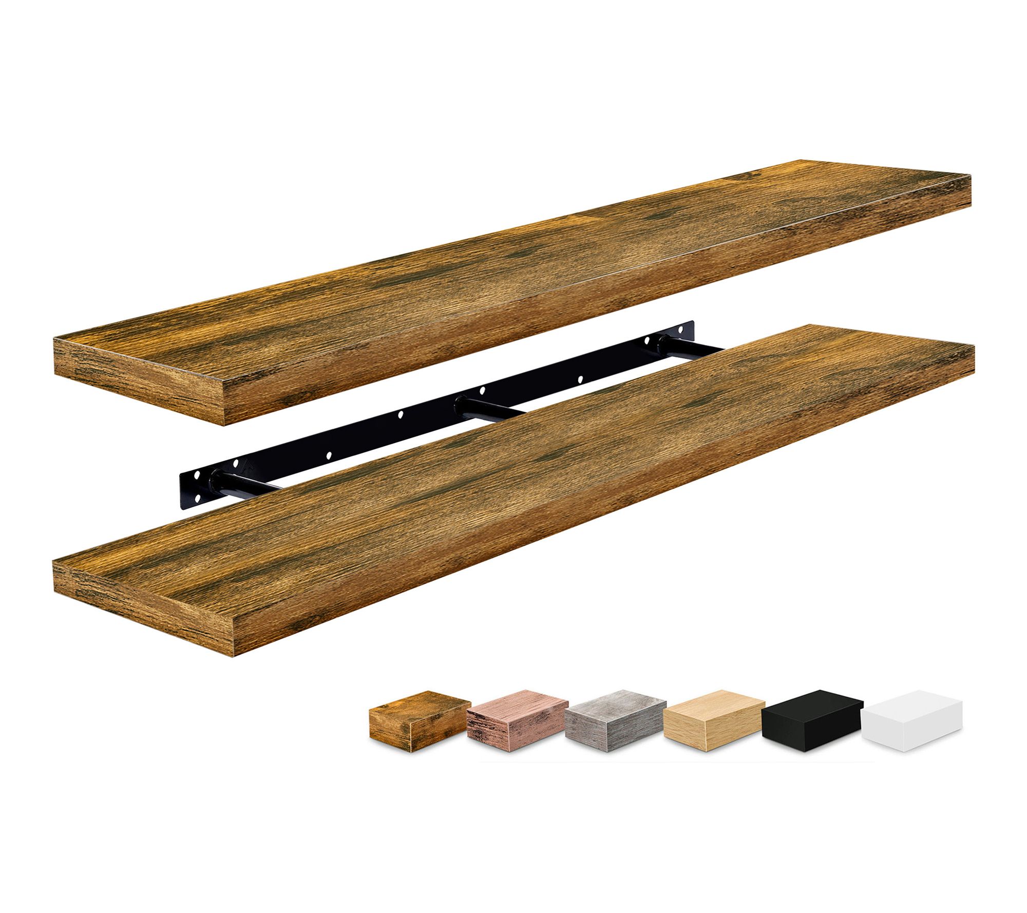 Sorbus Floating Shelves for Wall, 55 Inch Bathroom Shelves 2Pc