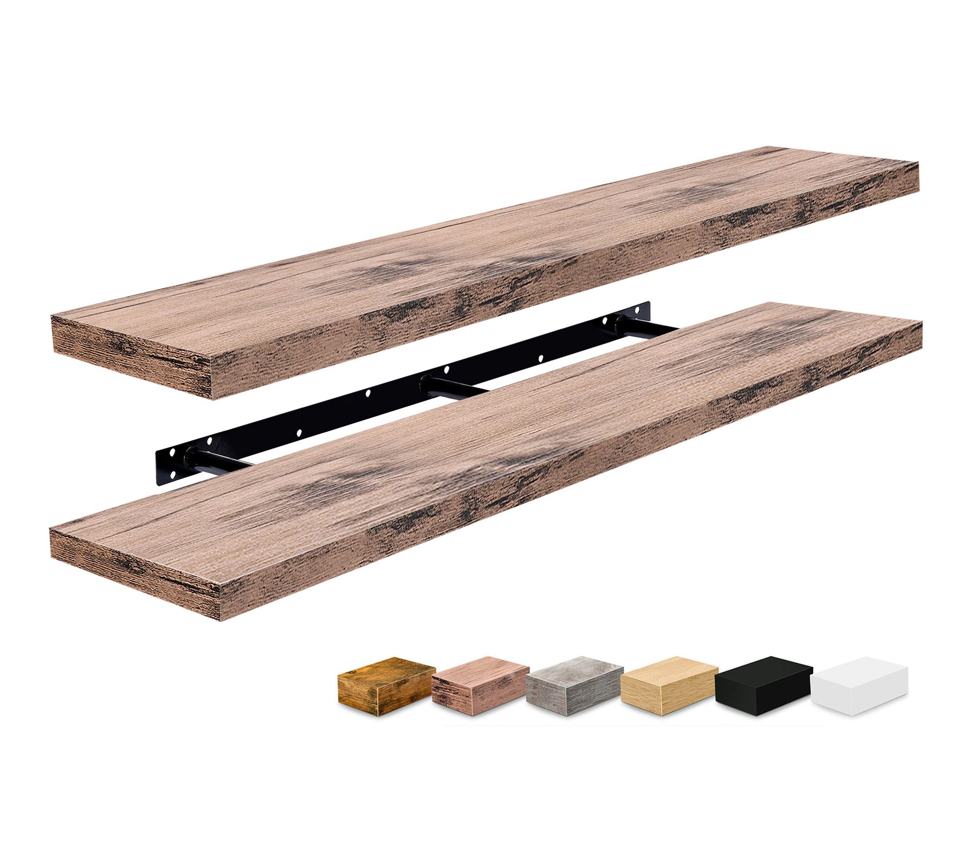 Sorbus Floating Shelves for Wall, 55 Inch Bathroom Shelves 2Pc