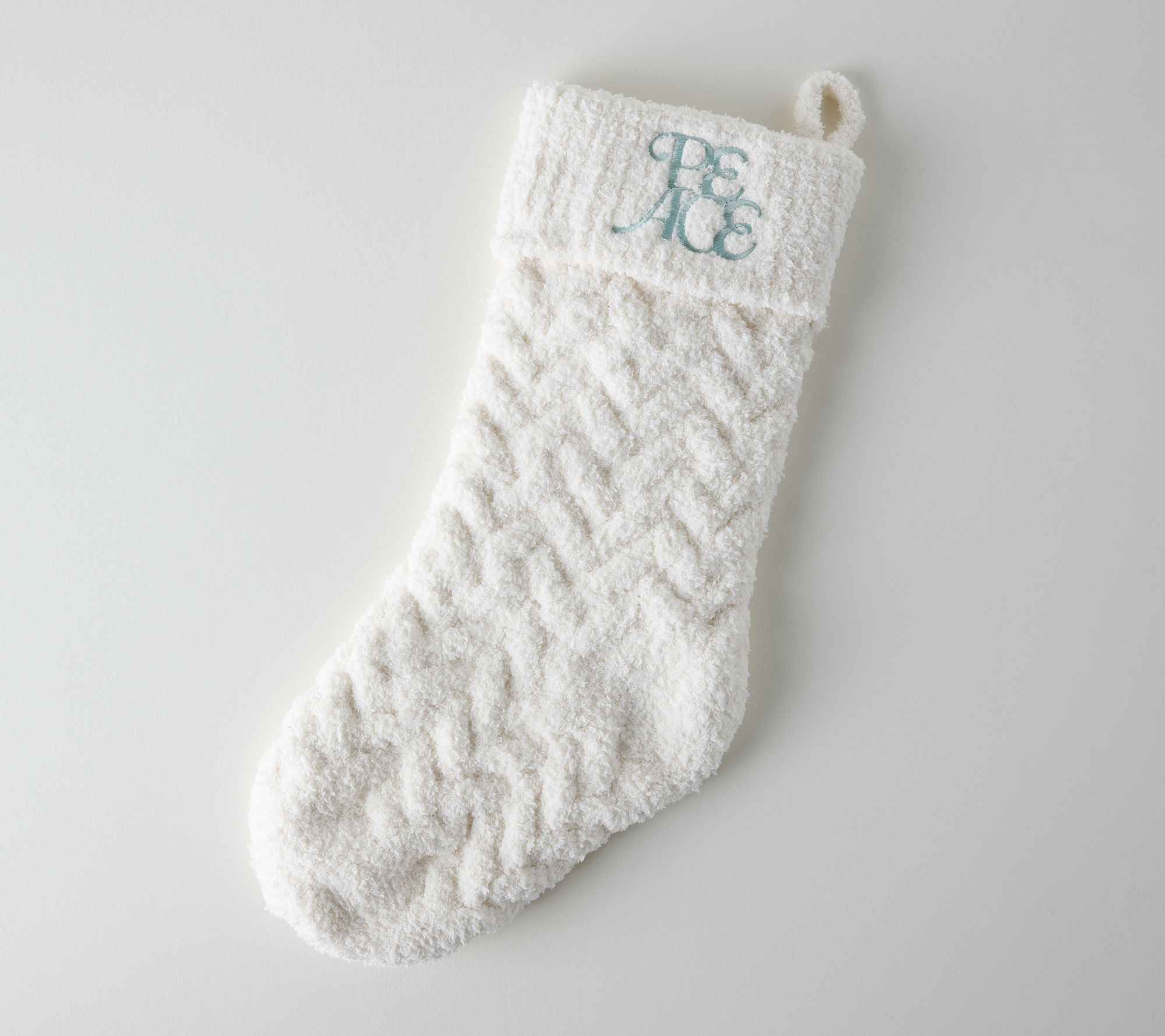 Peace Love World Cable Knit Stocking | QVC