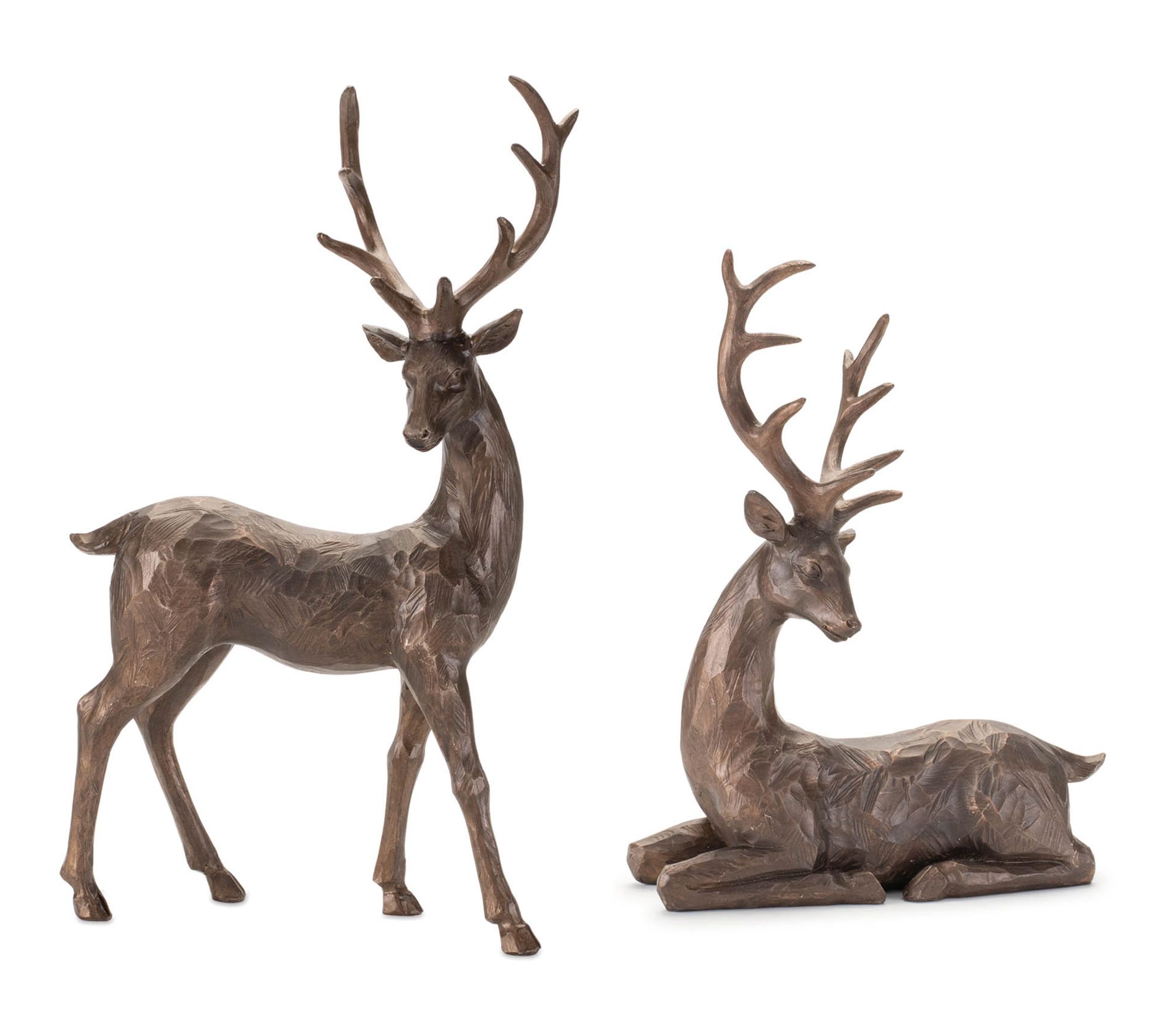 Melrose Winter Deer Figurine (Set of 2)
