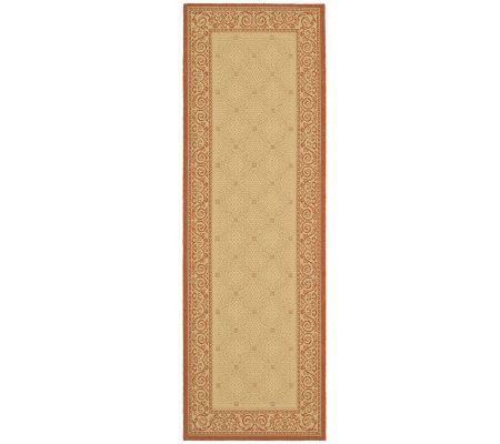Safavieh Courtyard Lattice Flower 2'4" x 6'7" Rug