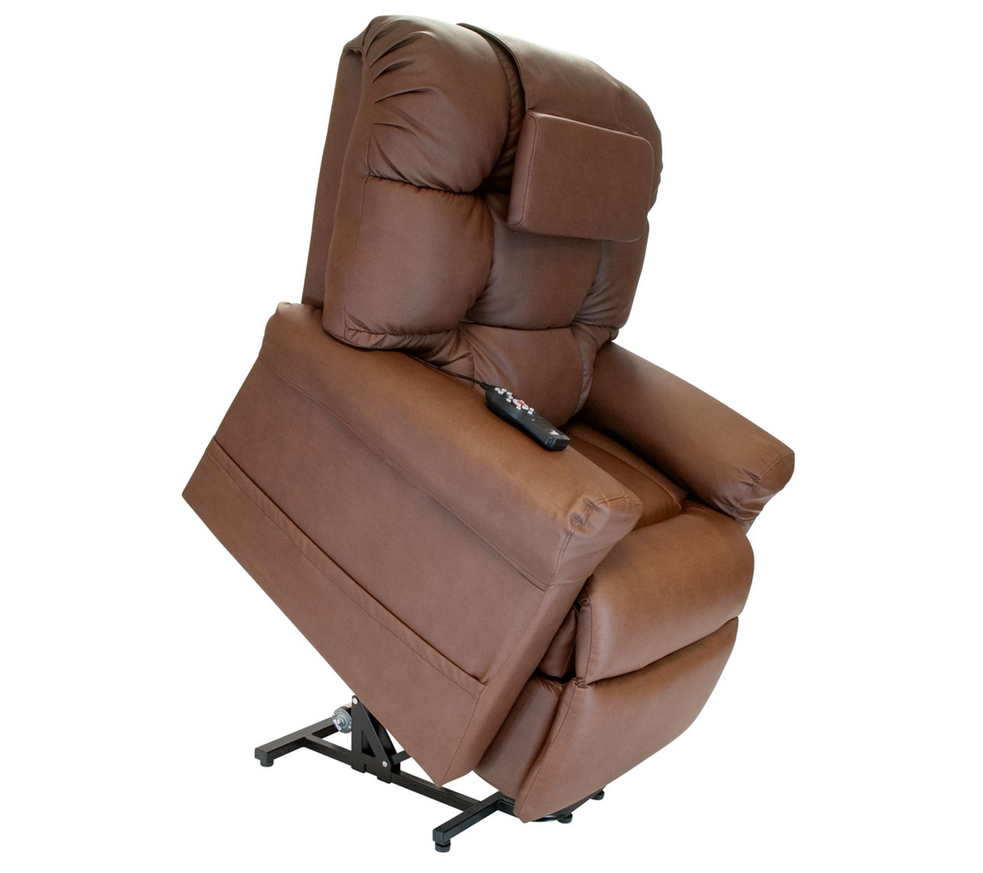 Wiselift Leather Sleeper Lift Chair with Massage & Heat