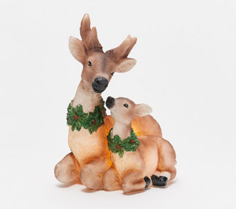 Candle Impressions Buck and Fawn Deer Flameless Candle - H220132