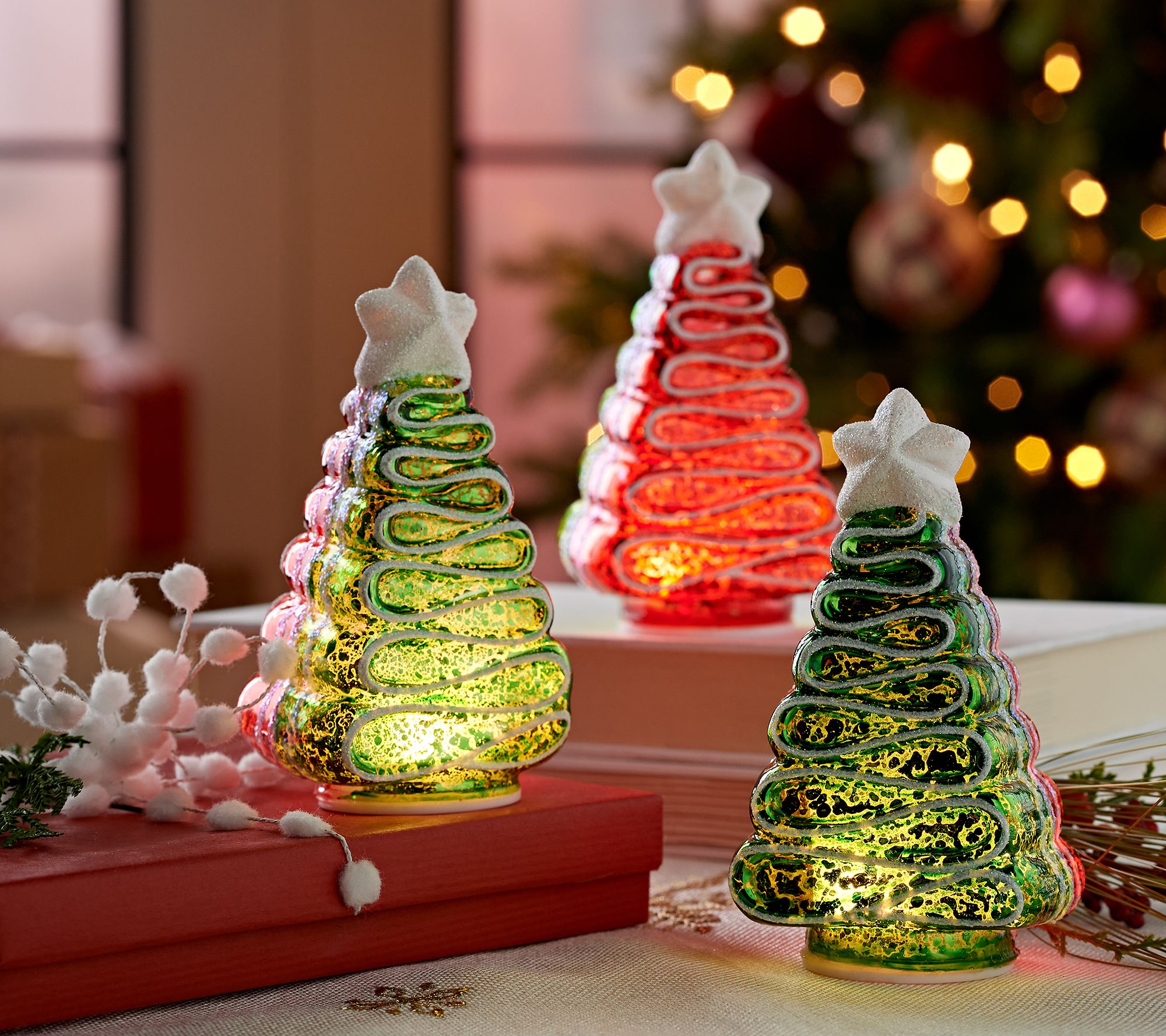 Ribbon Christmas Trees - Pastel Craft Cafe