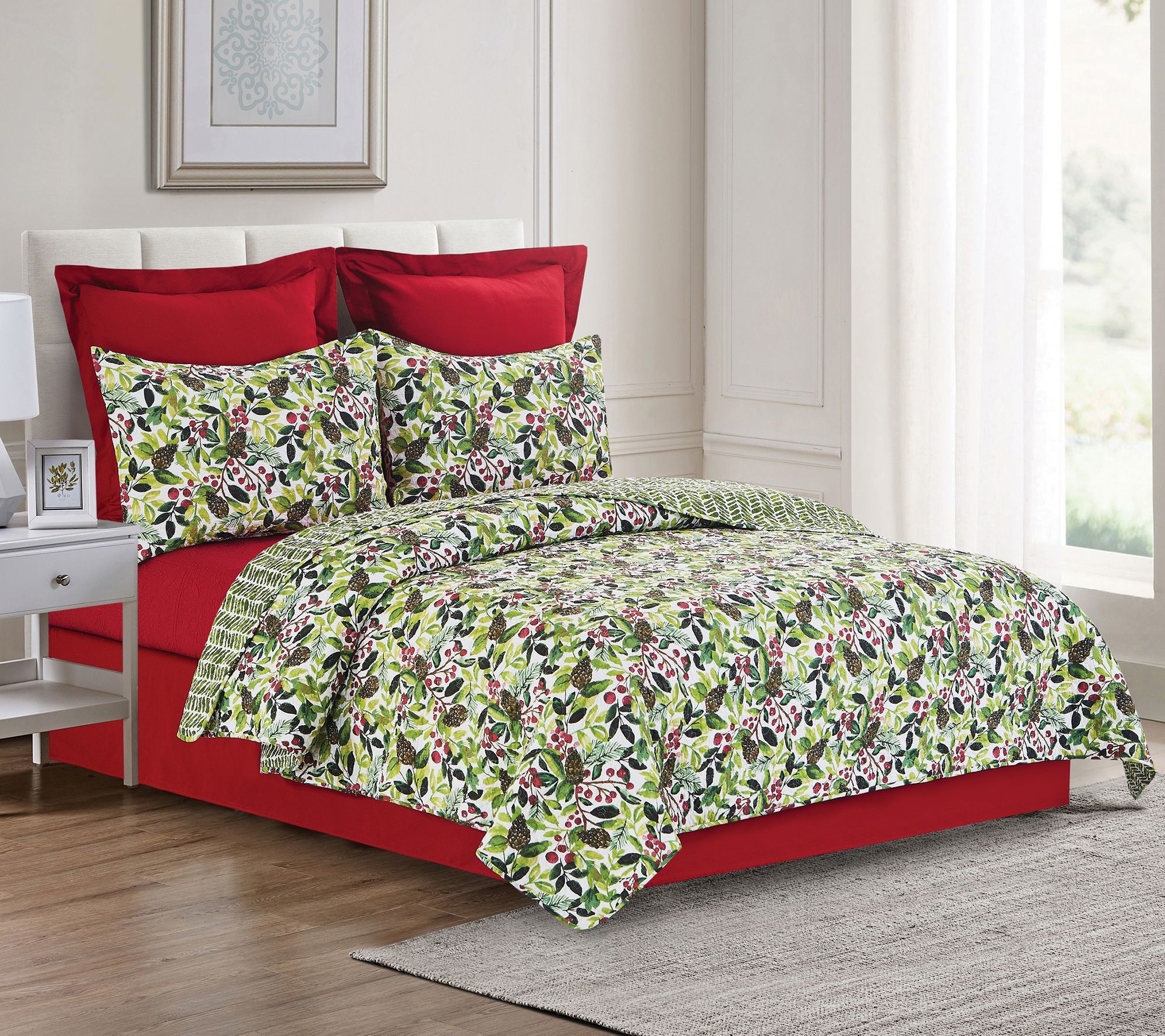 Tyson Pines Full/Queen Quilt Set by Valerie