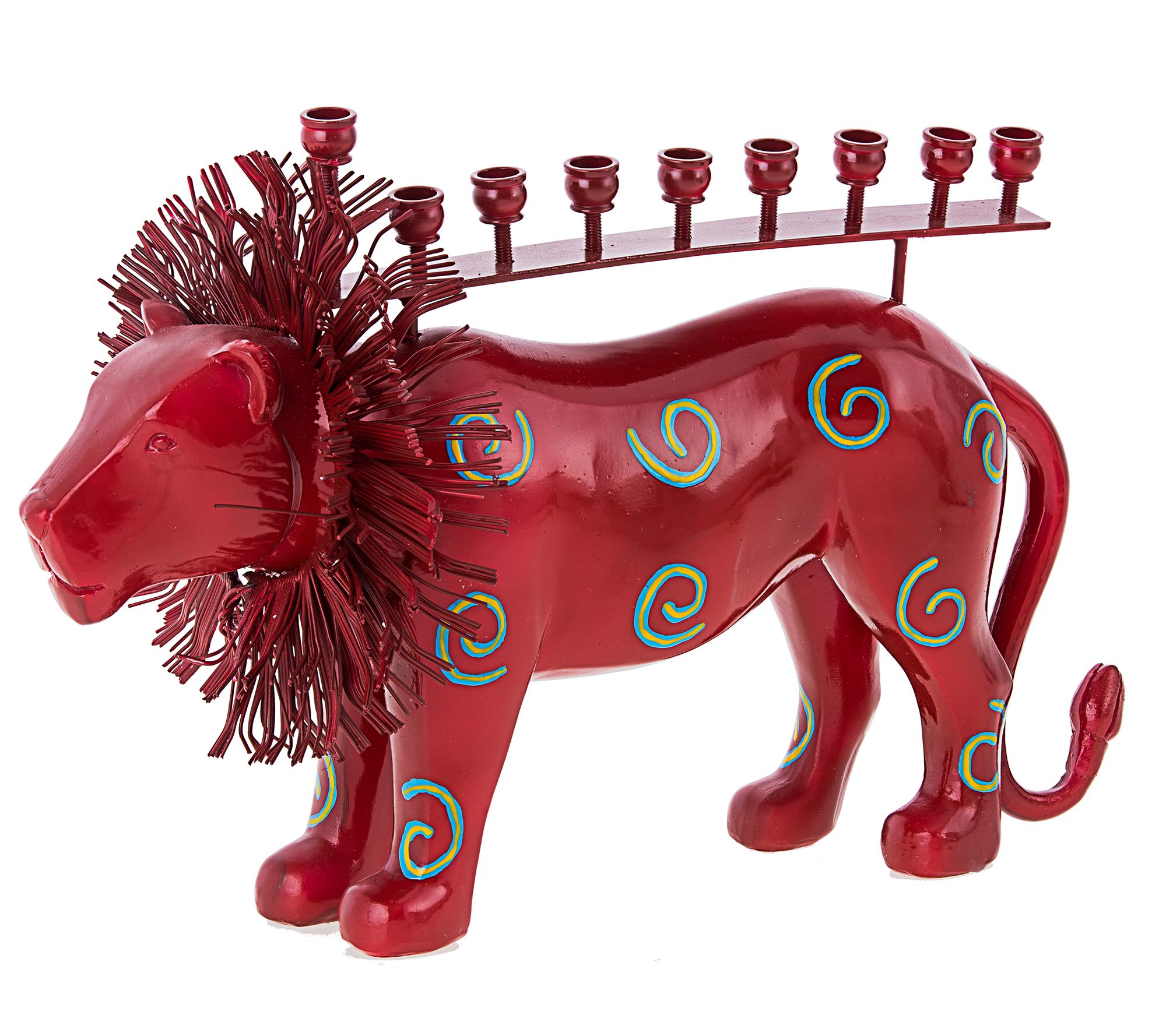 Copa Judaica Menorah Red Lion