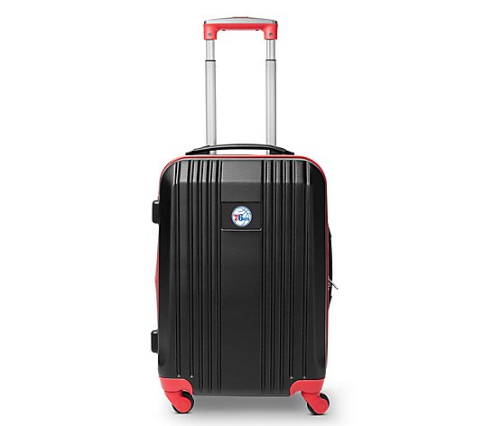 Denco NBA 21 Inch Carry-On Hardcase 2-Tone Spinner Red