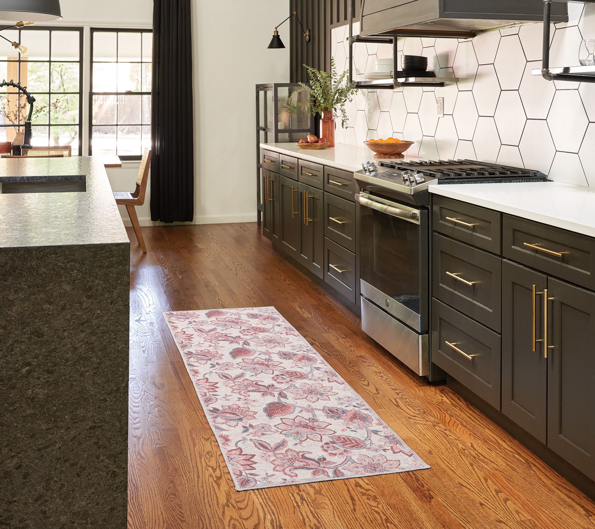 Waverly 2'x6' Runner Washable Brighton Blossom Rug