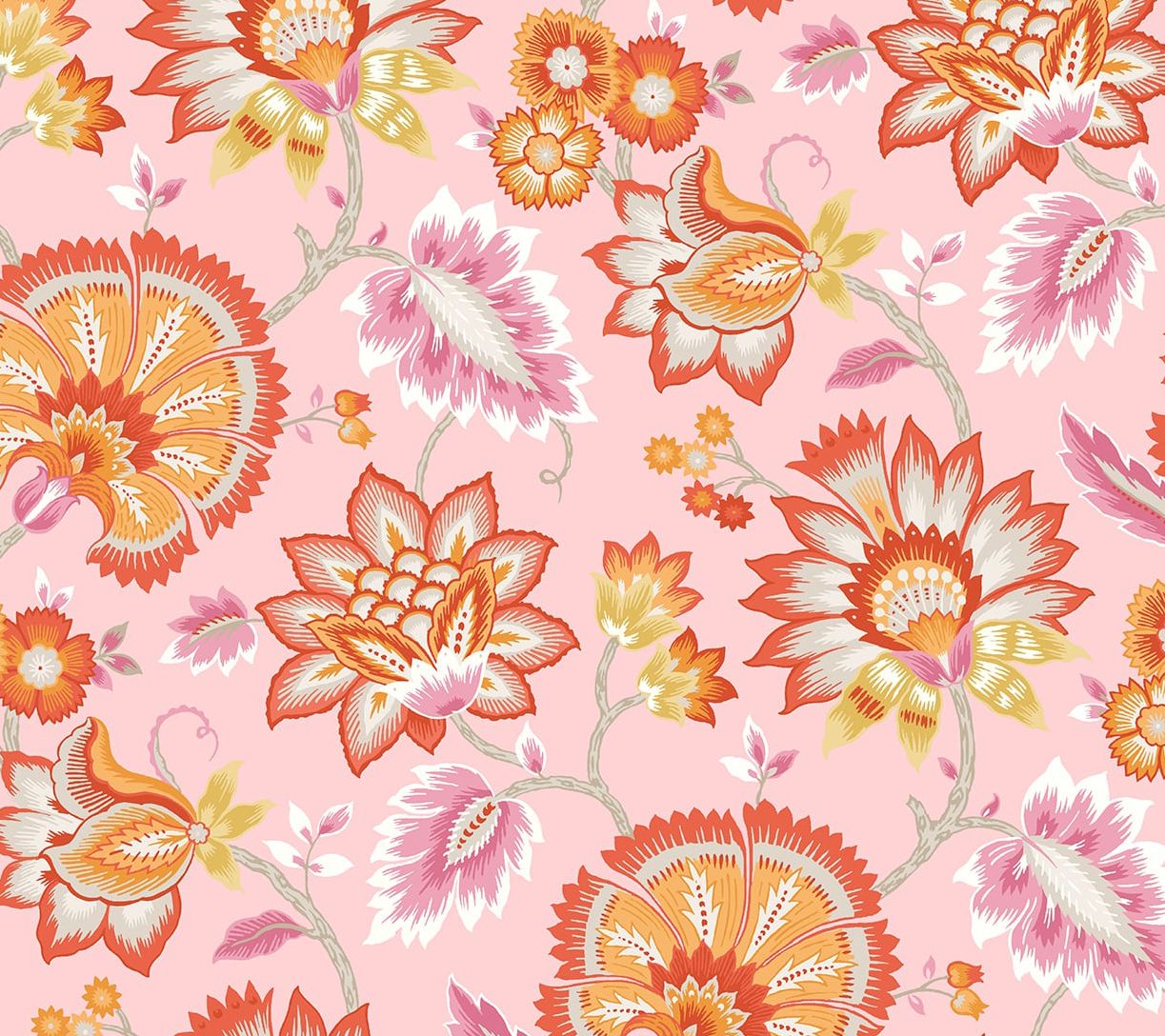 Next Wall Jacobean Blossom Floral Peel and Stick Wallpaper