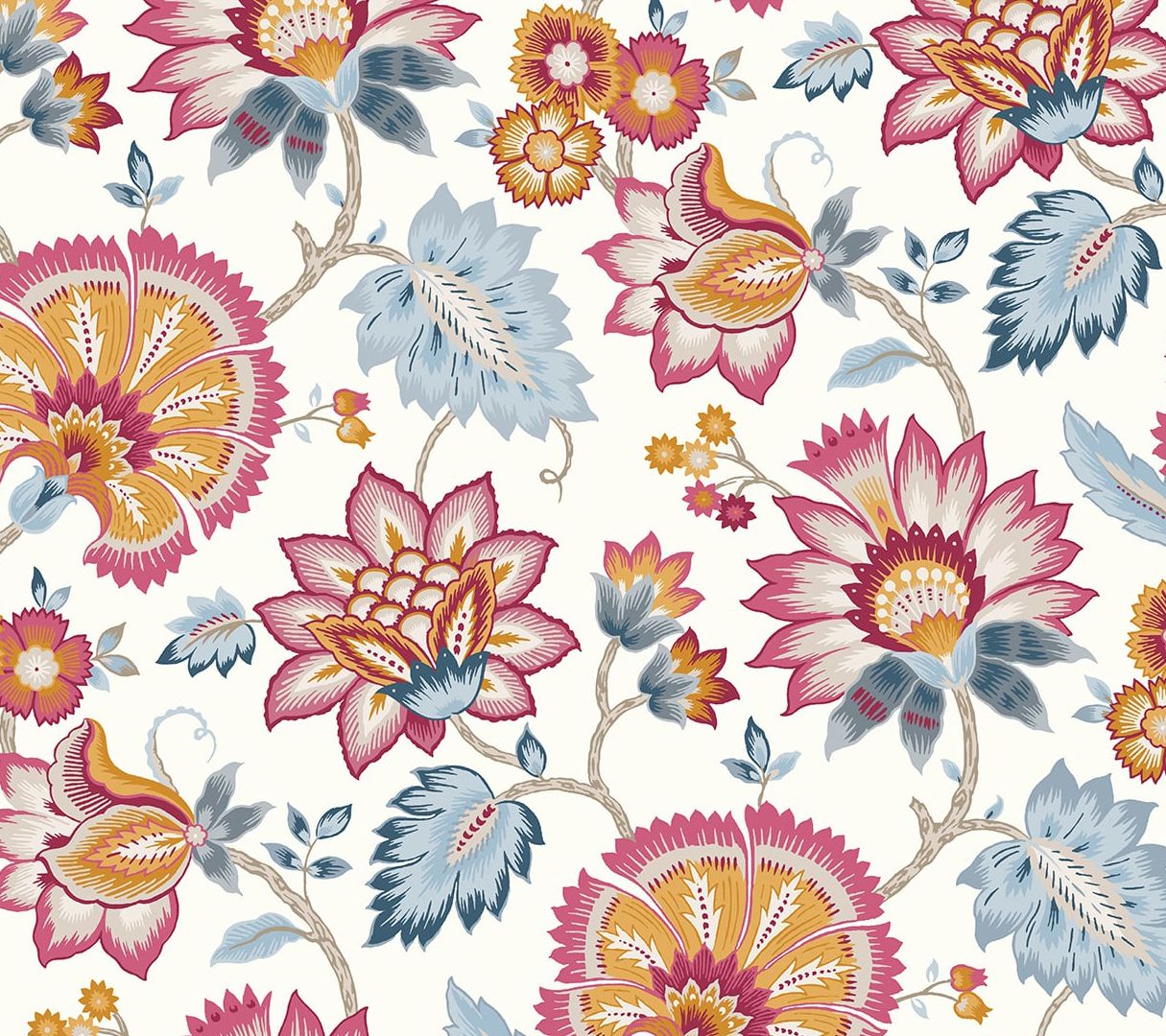 Next Wall Jacobean Blossom Floral Peel and Stick Wallpaper