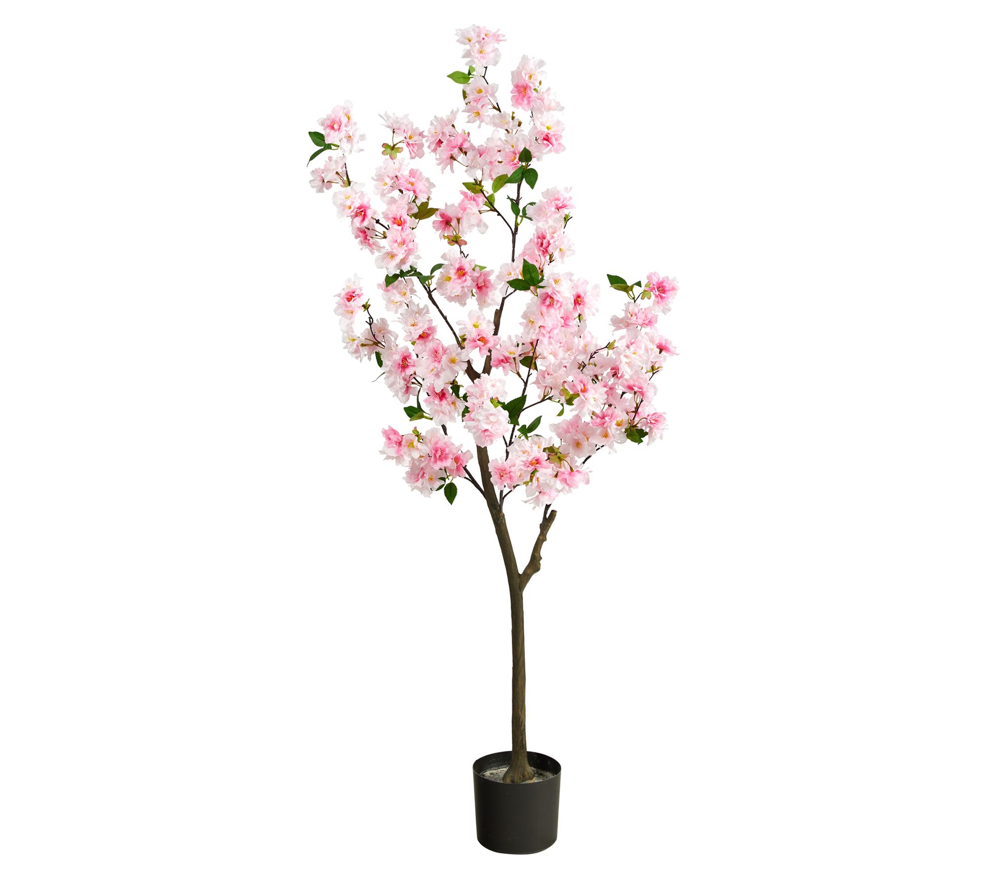 Nearly Natural 5' Cherry Blossom Artificial Tree Pink - QVC.com