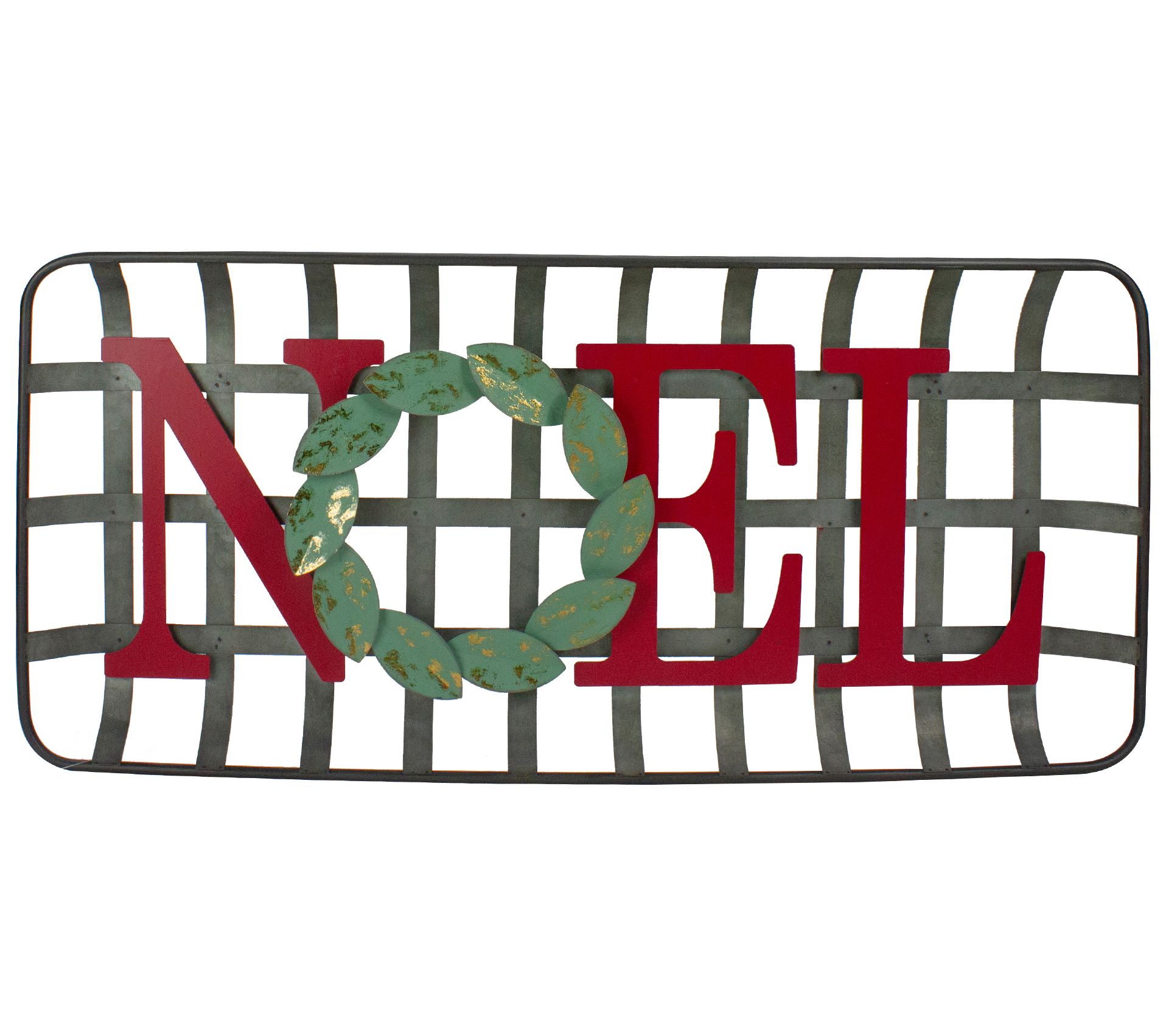 Northlight 30" "Noel" Rustic Tobacco Basket Wall Decor
