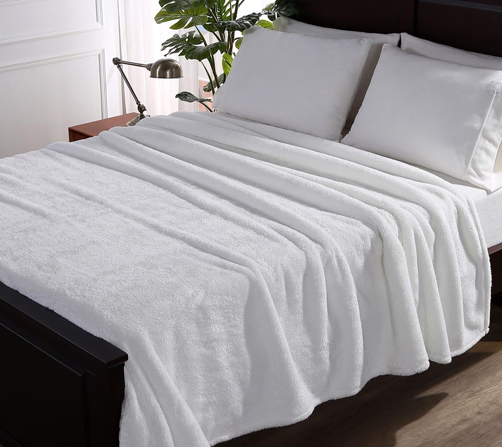 Berkshire Blanket Heavyweight Fluffie Full BedBlanket - QVC.com
