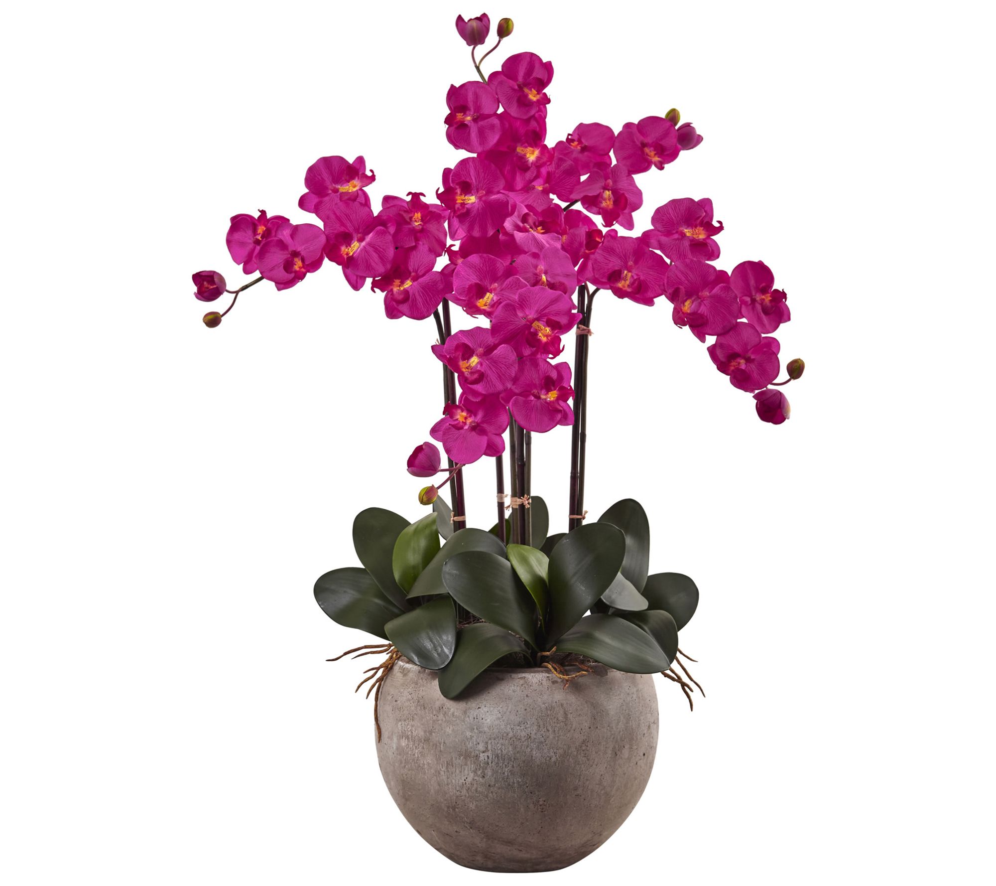 Nearly Natural Phalaenopsis Silk Orchid Flower Stems - Mauve, Set