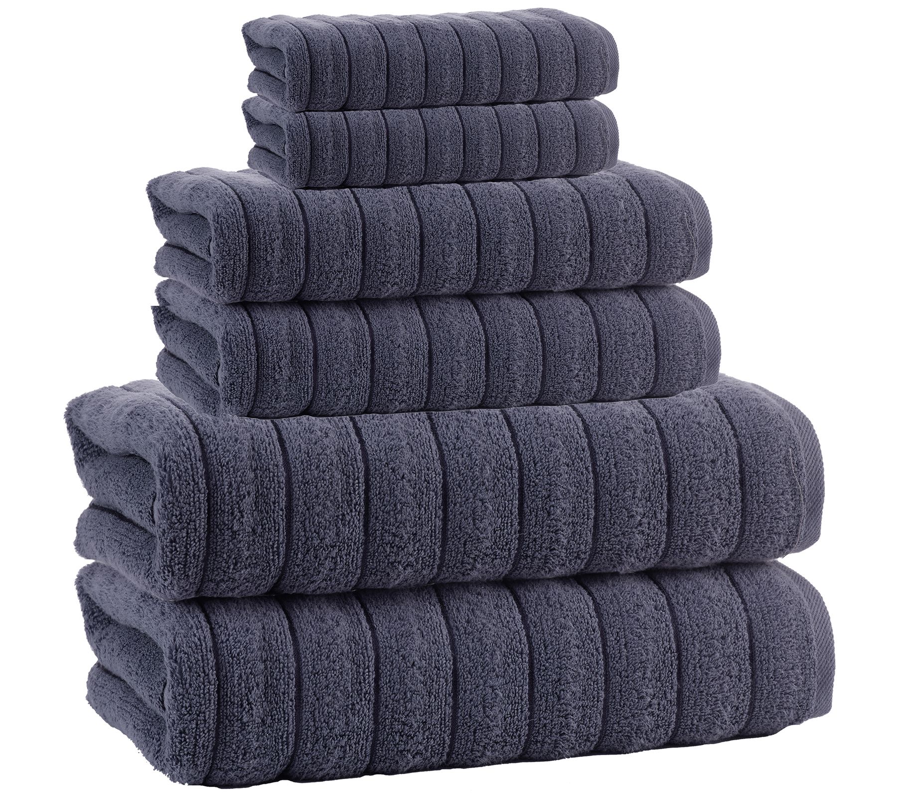 Vague Turkish Cotton Set of 6 Towels