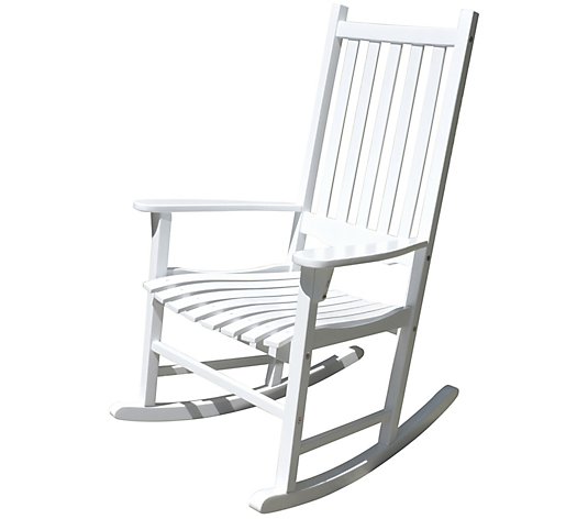 Northbeam Traditional Rocking Chair - White