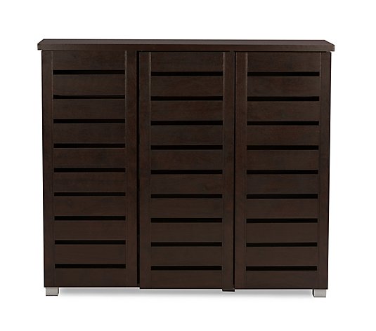 Adalwin Modern and Contemporary Wooden Shoes Storage Cabinet