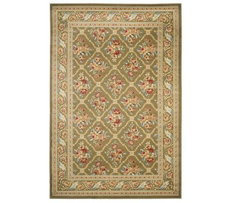 Lyndhurst Floral Lattice Power Loomed 6'7" x 9'6" Rug