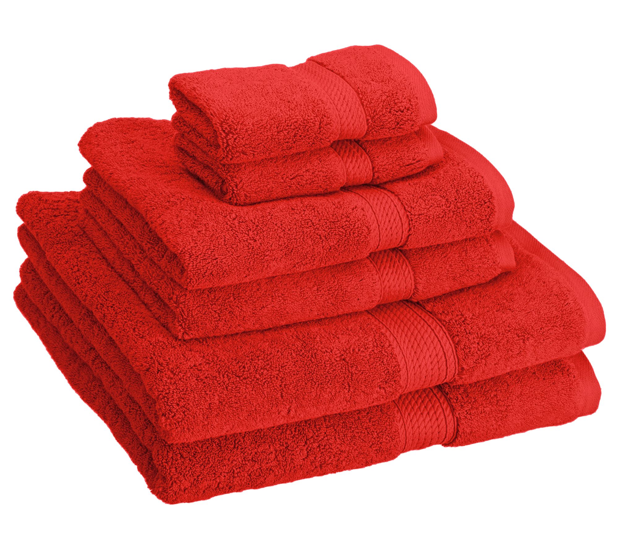 Superior Madison Egyptian Cotton Pile Plush 6-Piece Towel Set