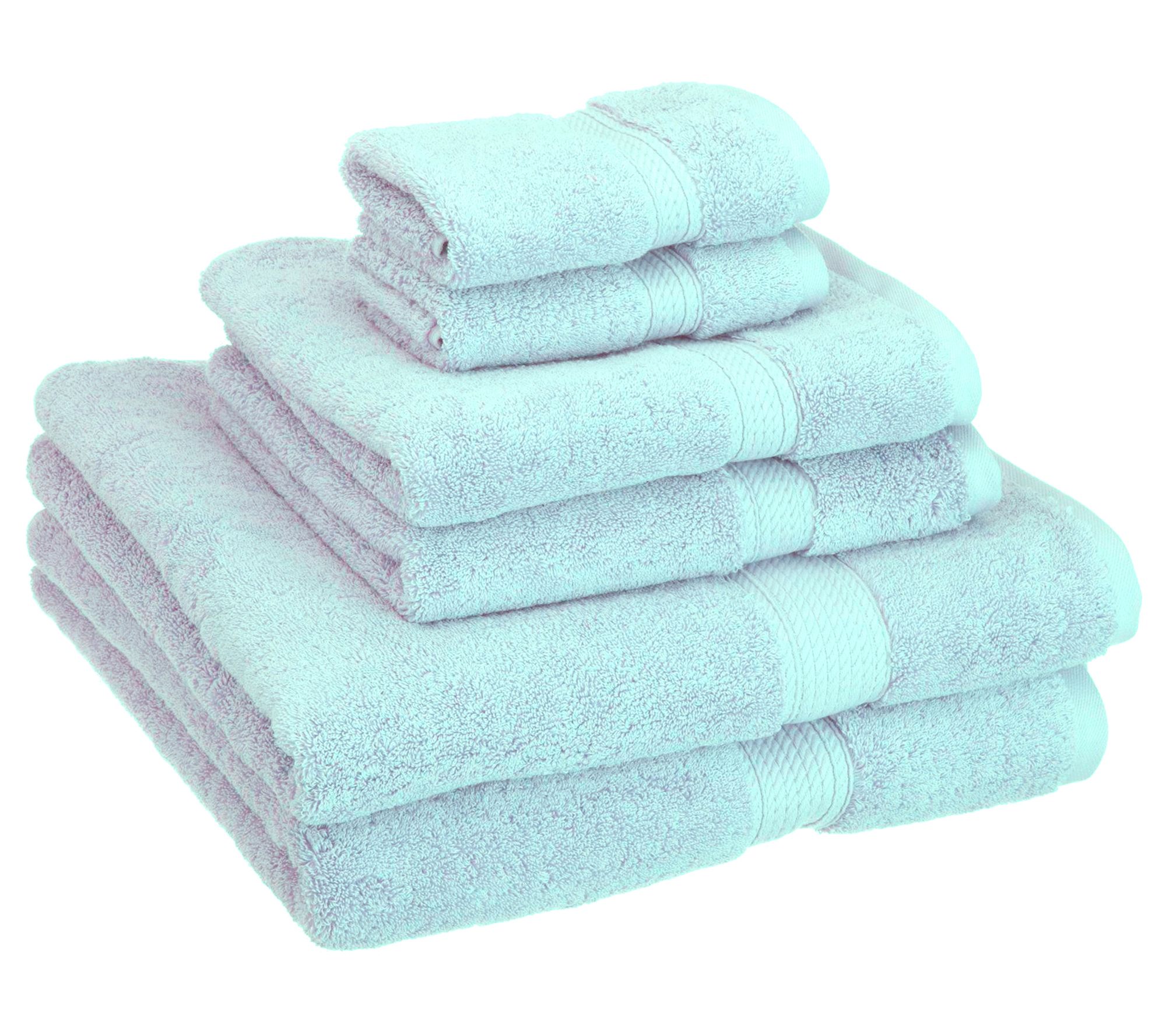 Superior Madison Egyptian Cotton Pile Plush 6-Piece Towel Set