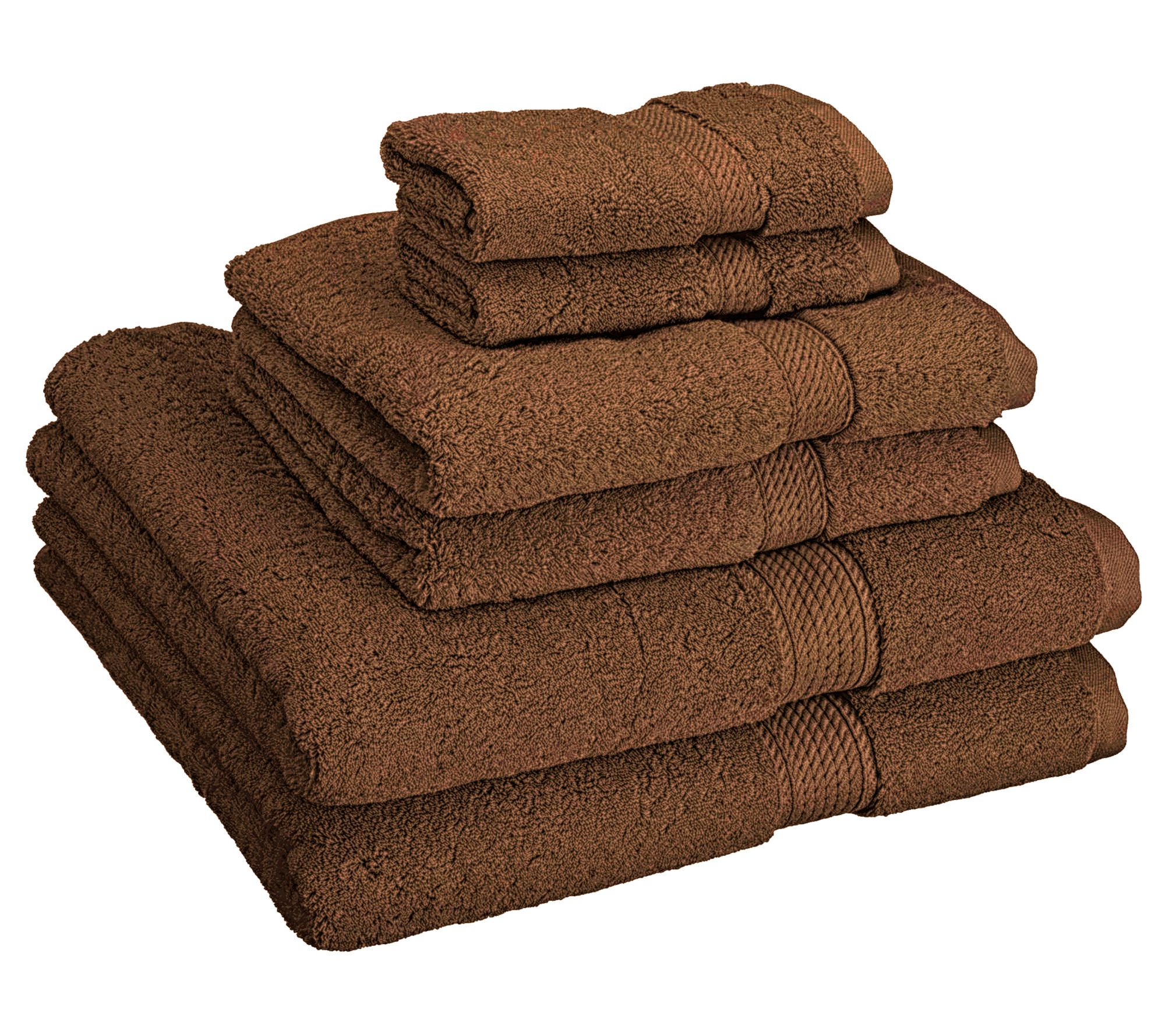 Superior Madison Egyptian Cotton Pile Plush 6-Piece Towel Set