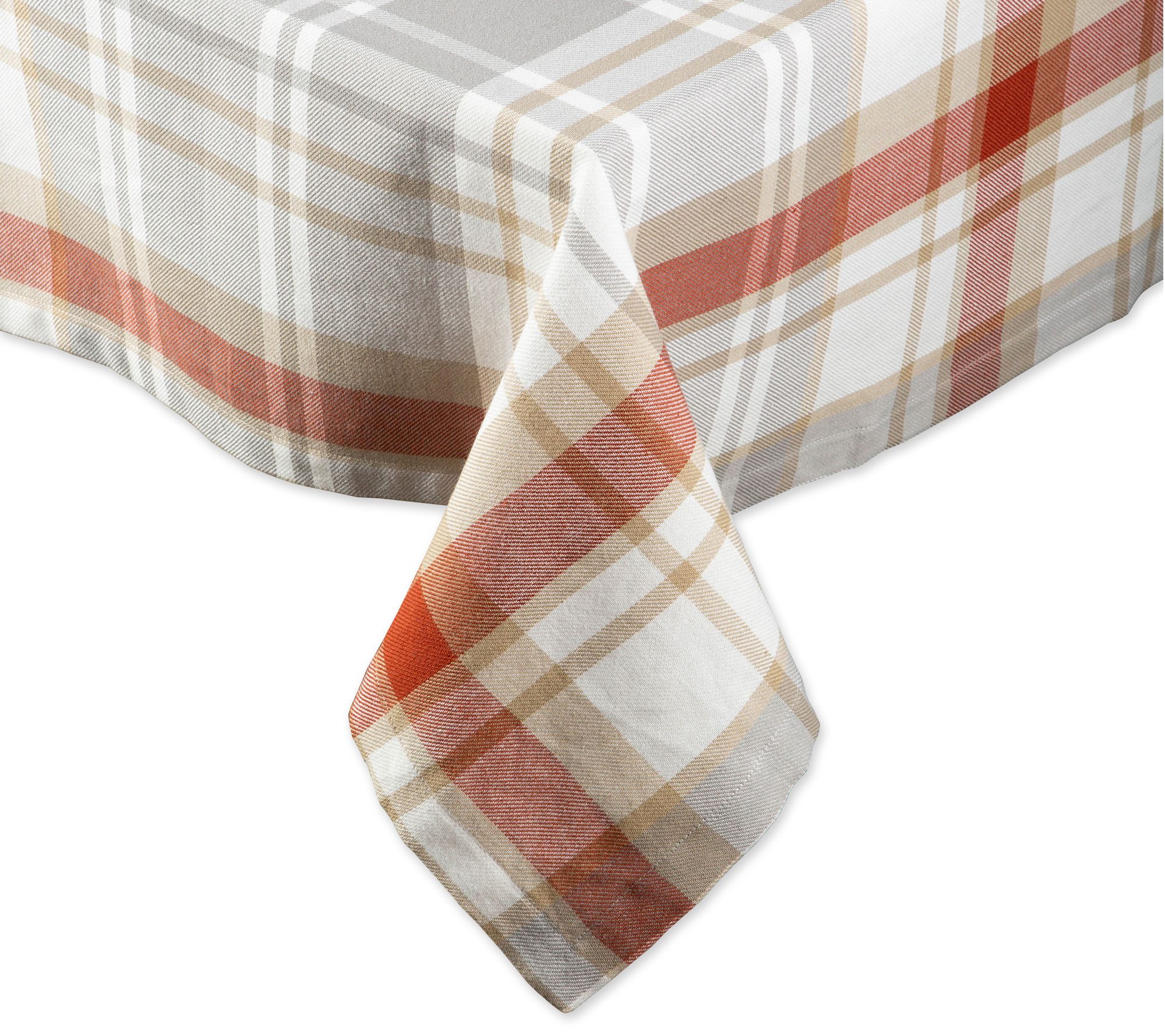 Design Imports Cozy Picnic Plaid Tablecloth 60x84