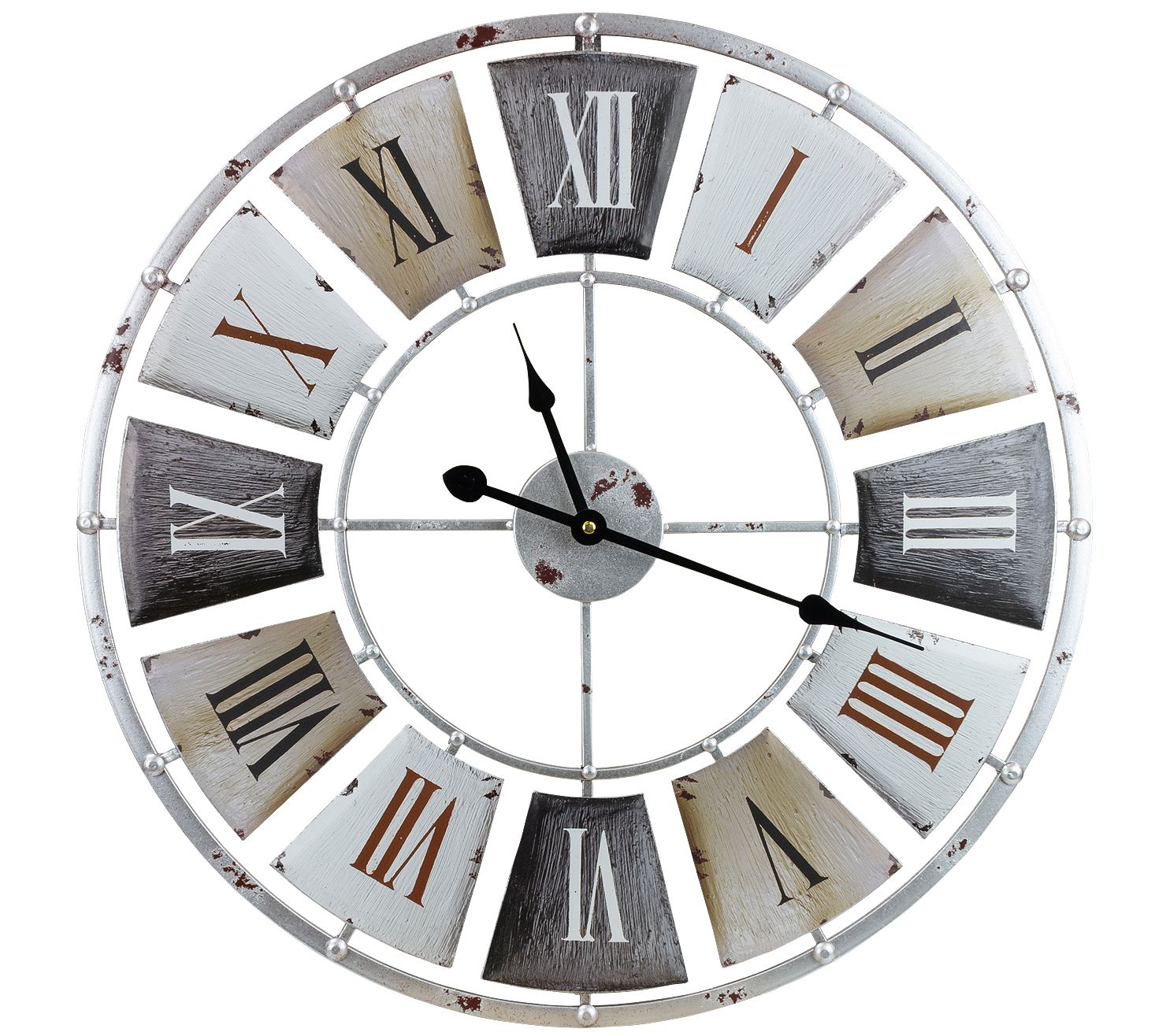 Sorbus Metal Wall Clock (23.62" Diam)