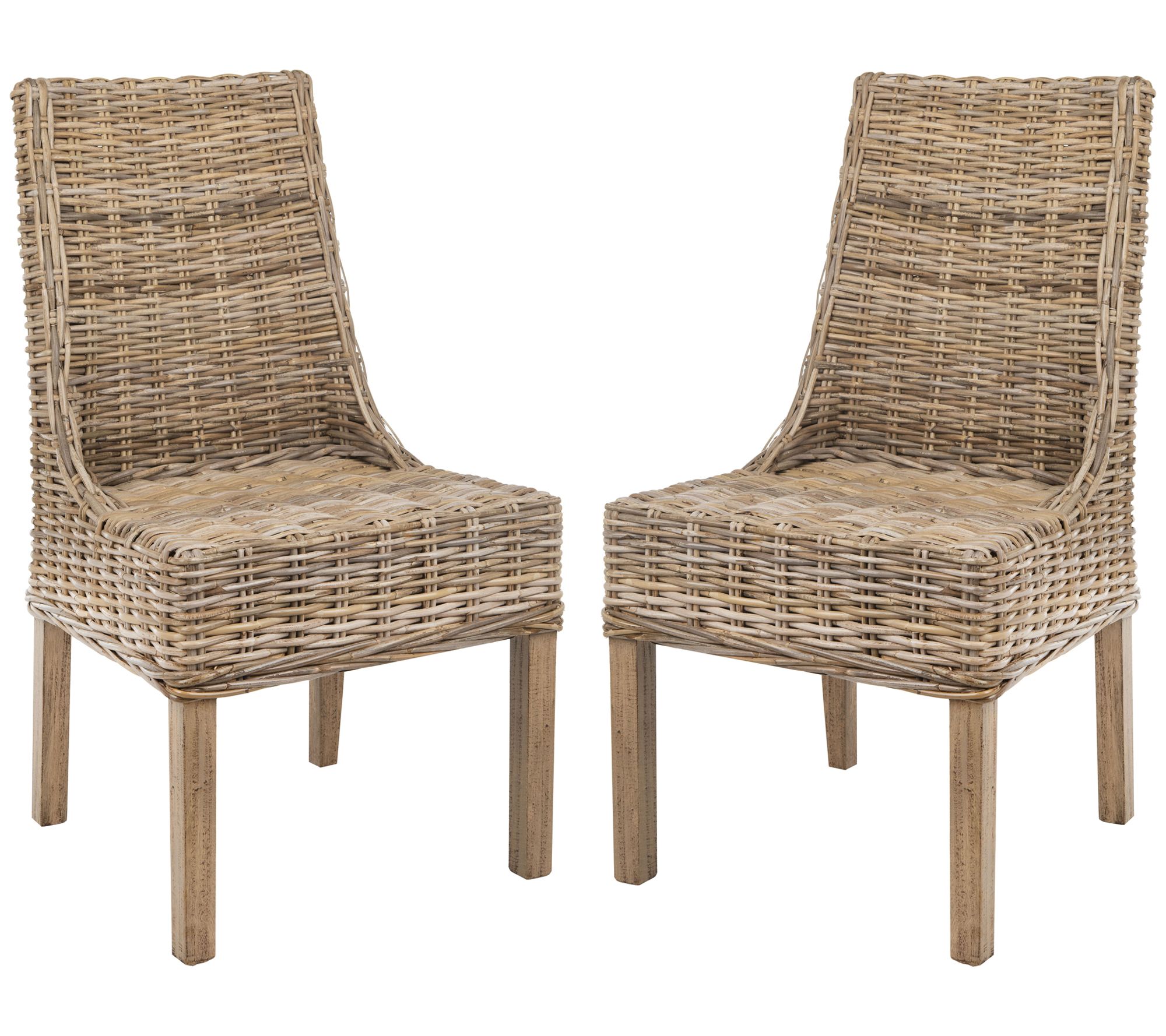 Safavieh Suncoast 18''H Rattan Arm Chair (Set Of 2)