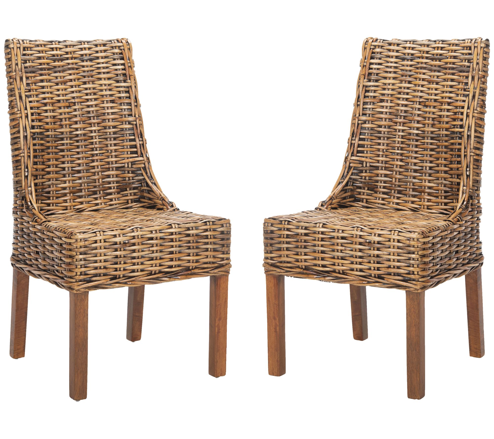 Safavieh Suncoast 18''H Rattan Arm Chair (Set Of 2)