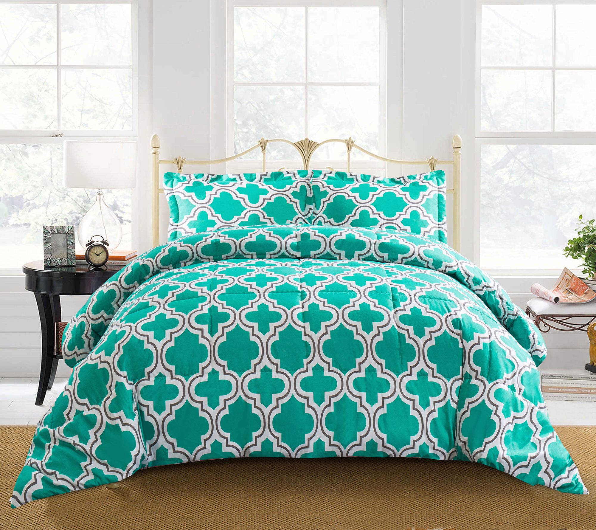 Superior Down Alternative Trellis 2 PC Twin-XLomforter Set