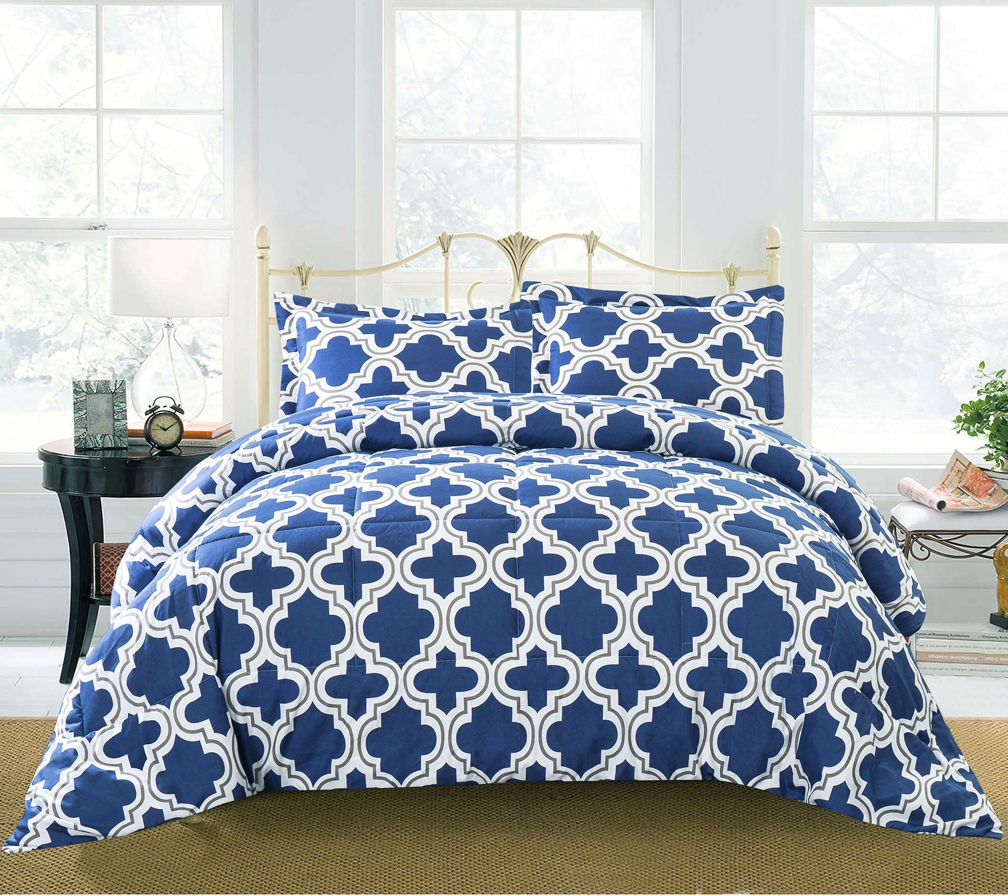 Superior Down Alternative Trellis 2 PC Twin-XLomforter Set