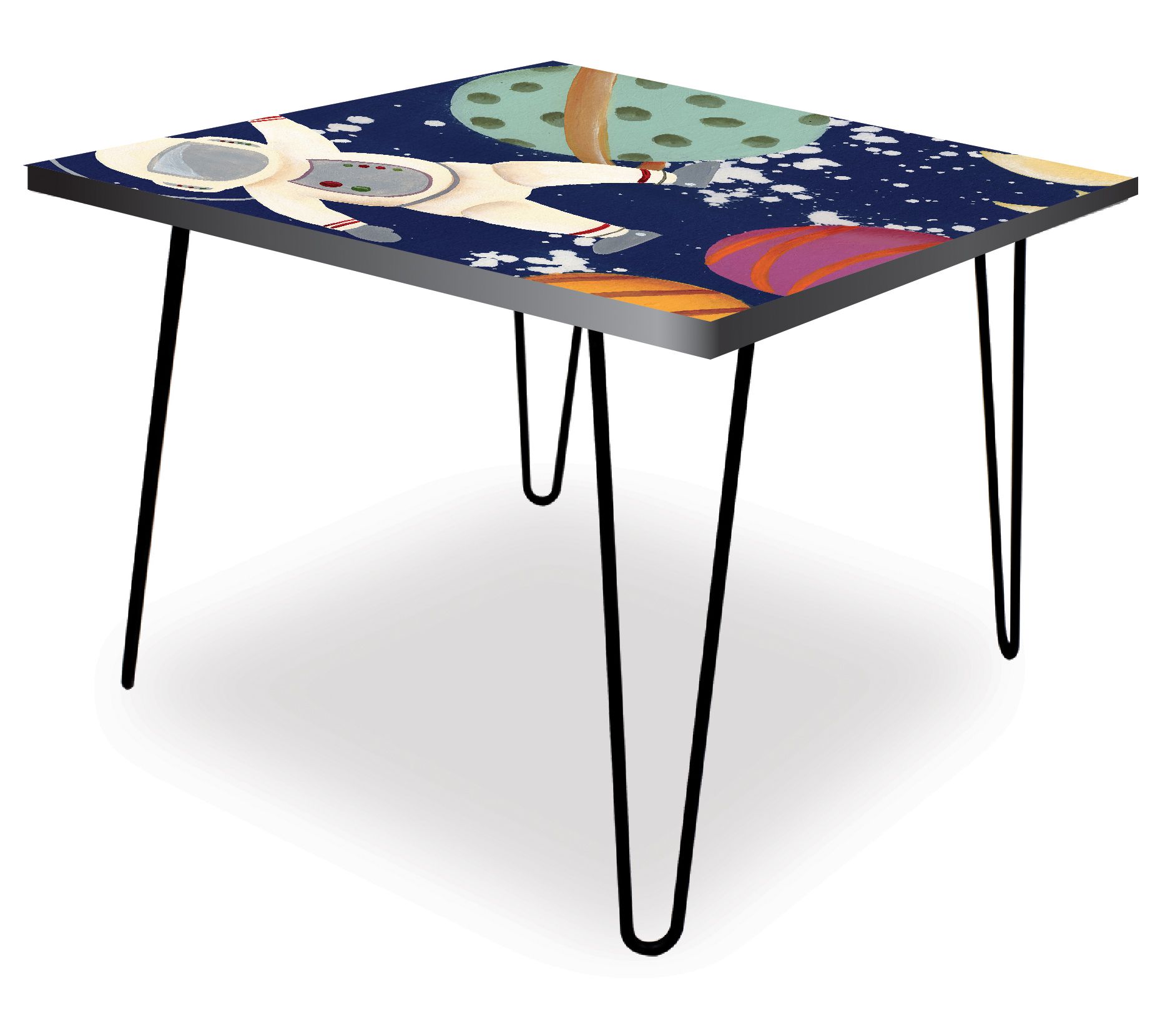 Courtside Market Future Space Explorer I 24x24Square Table