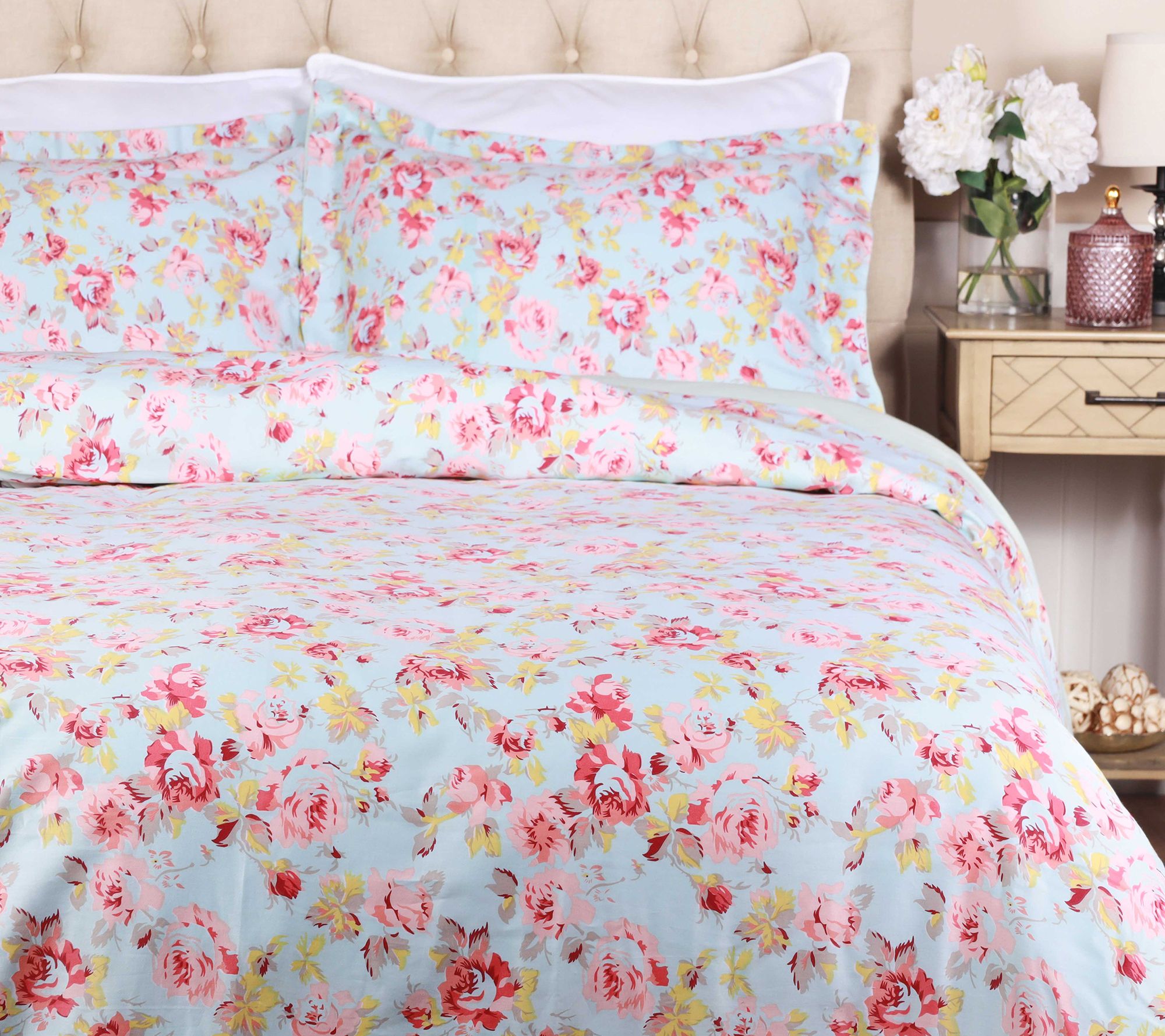 Superior Cotton Floral Wildflower Duvet Cover,Twin/Twin XL