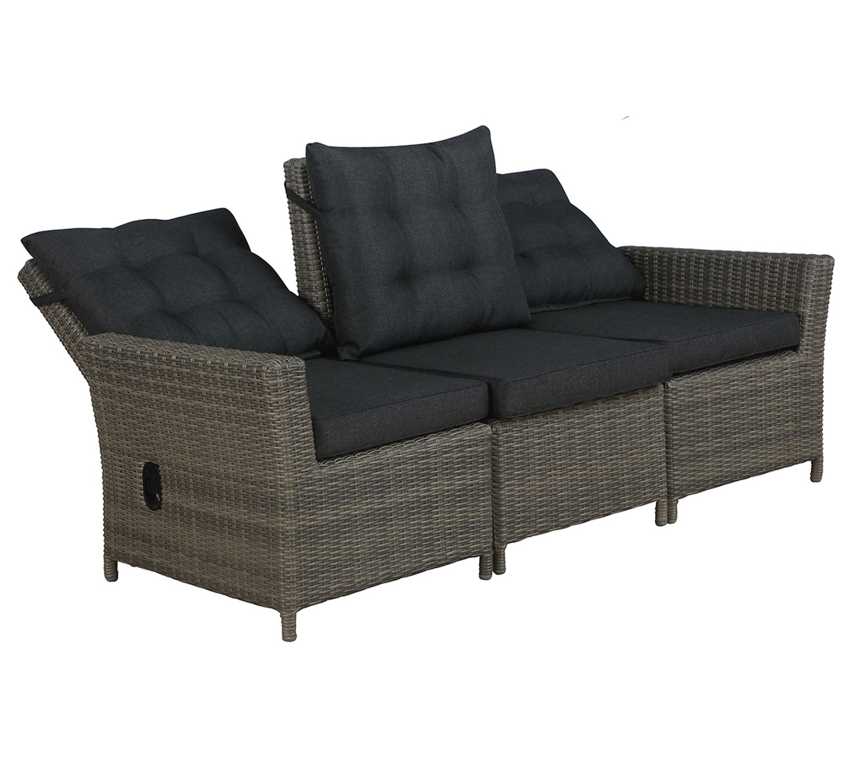 Alaterre Furniture Asti Reclining Sofa with Cushions QVC