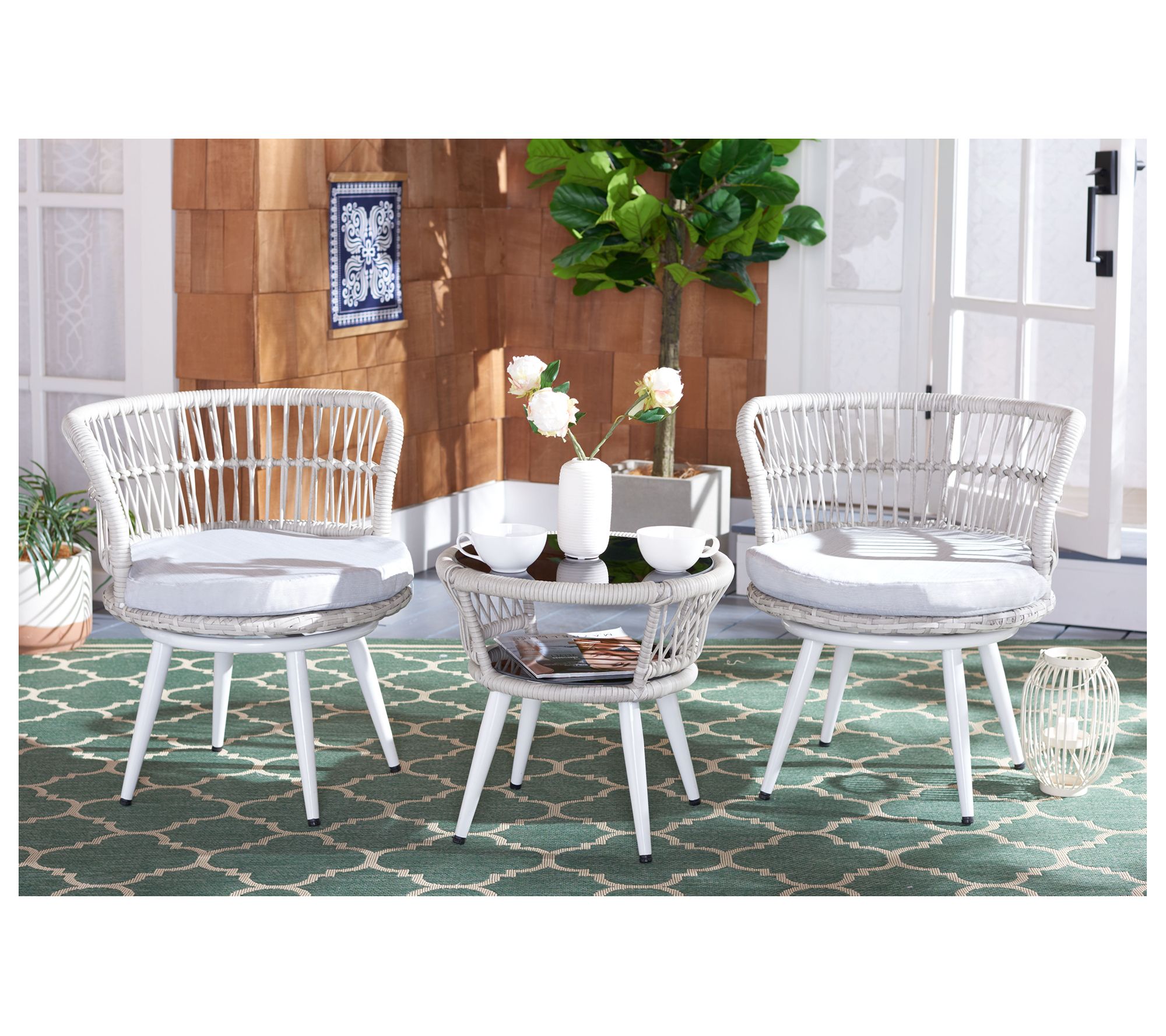 Safavieh Kyomi 3-Piece Lounge Set