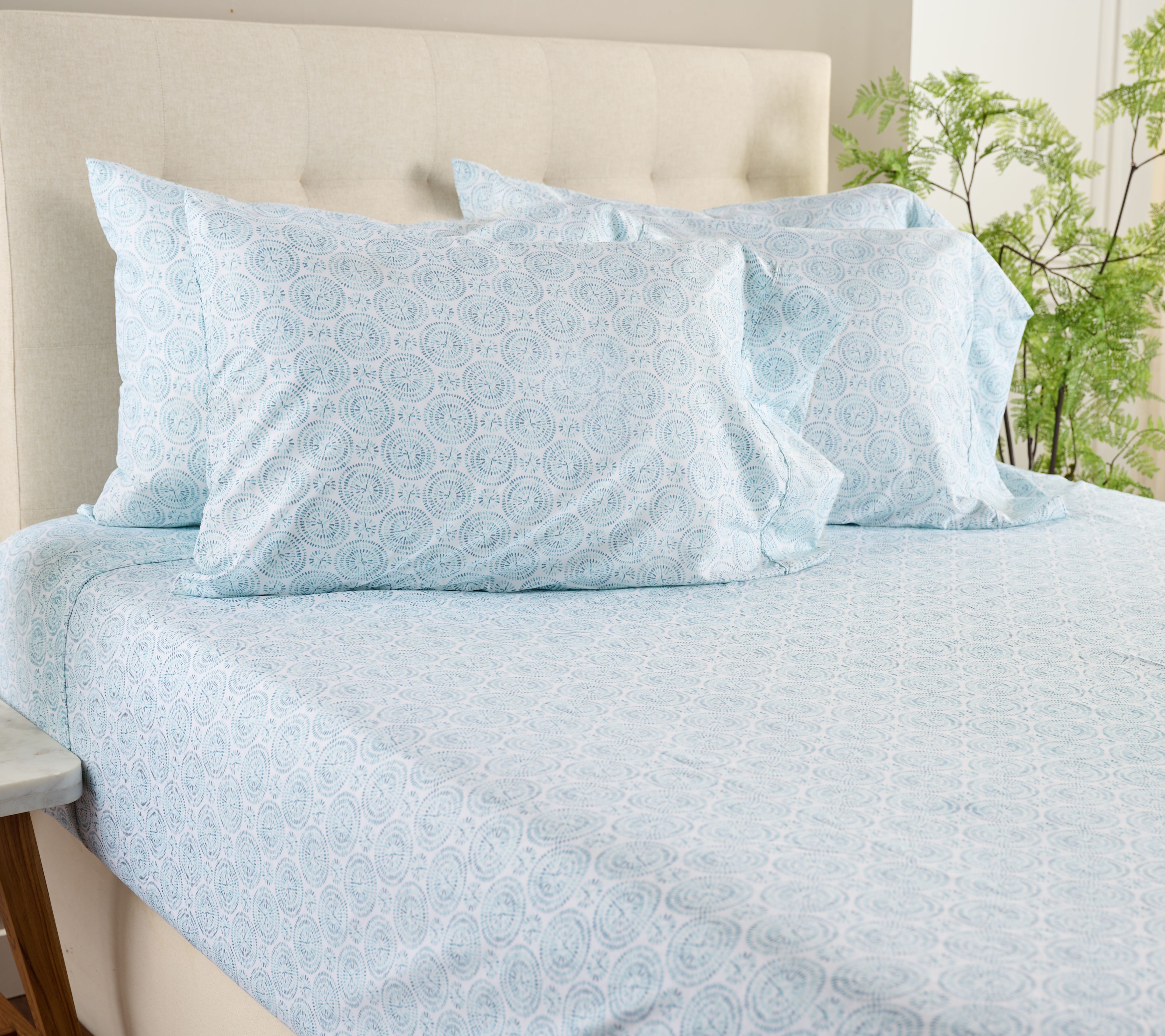 "As Is" Home Reflections Double Brushed Sheet Set w/ Extra Cases