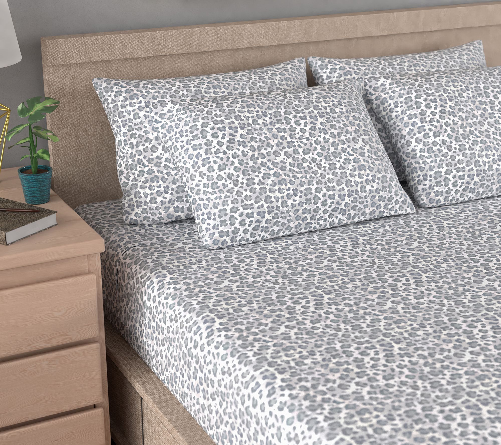 "As Is" Home Reflections Double Brushed Sheet Set w/ Extra Cases