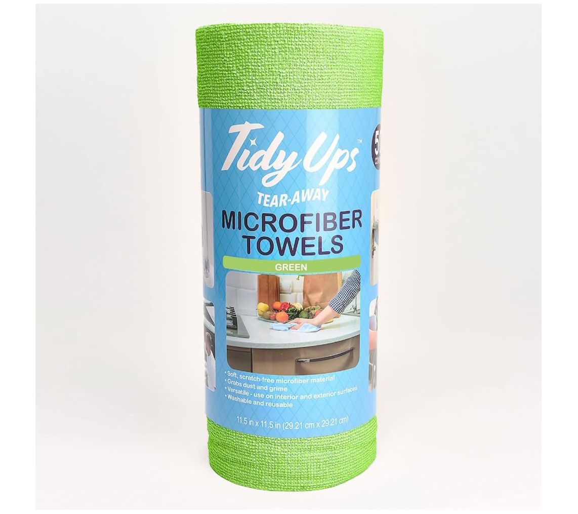 TidyUps Reusable Microfiber Towel 20 Count Set