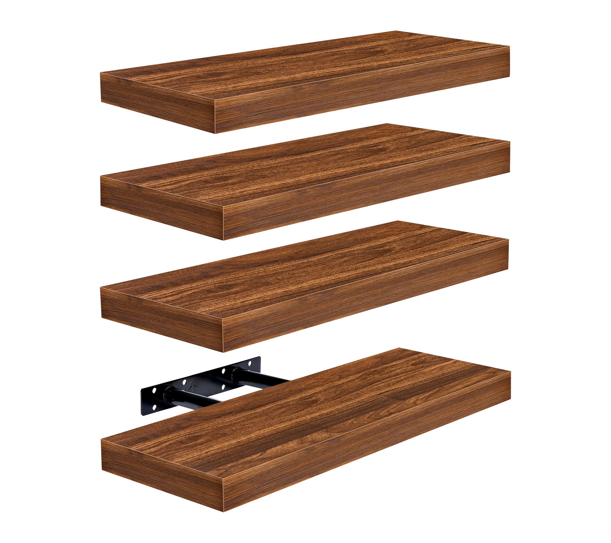 Sorbus 4 Pack 16" Wall Mounted Floating Shelves