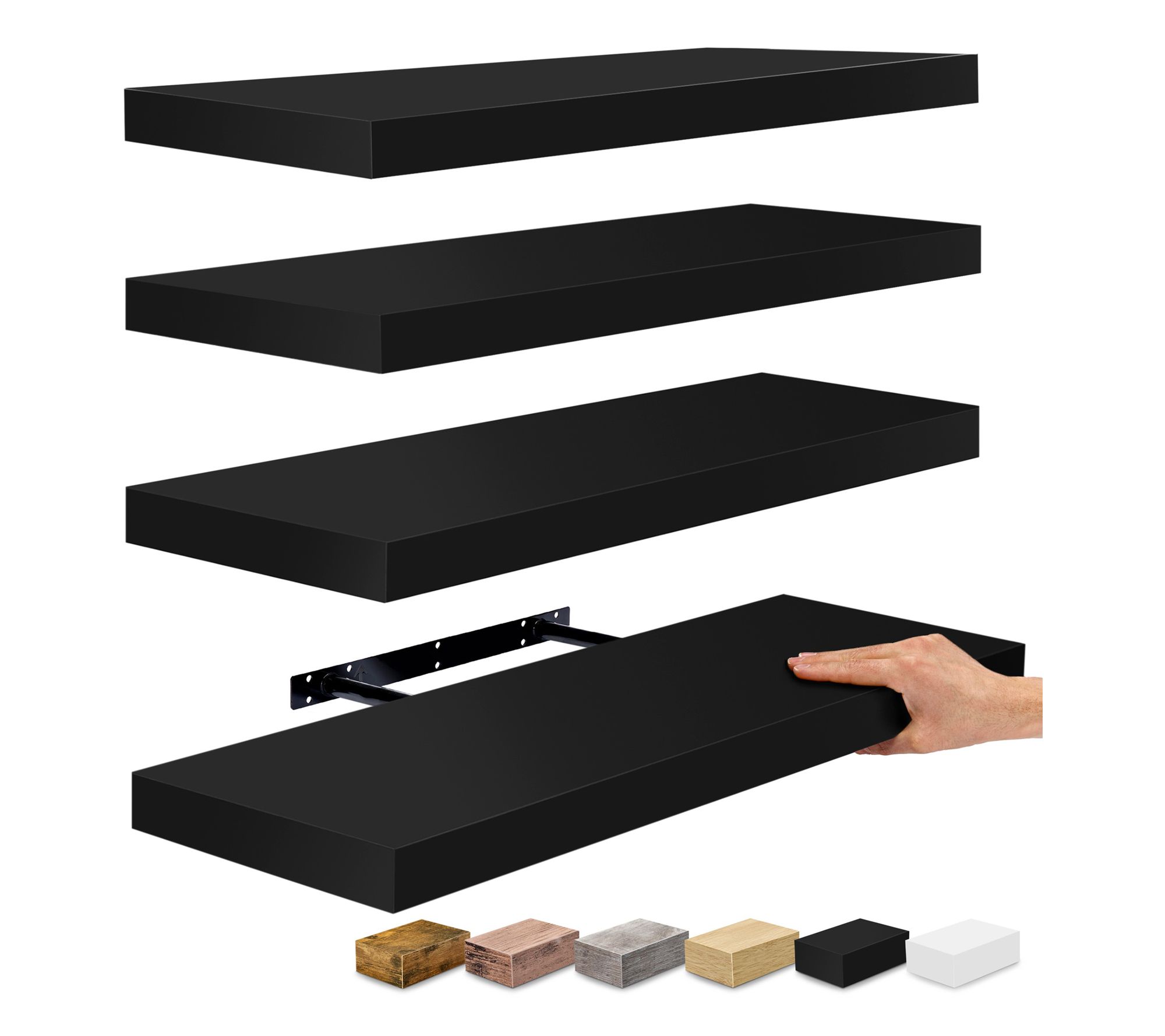 Sorbus Floating Shelves Wall Mounted (4 Pack)