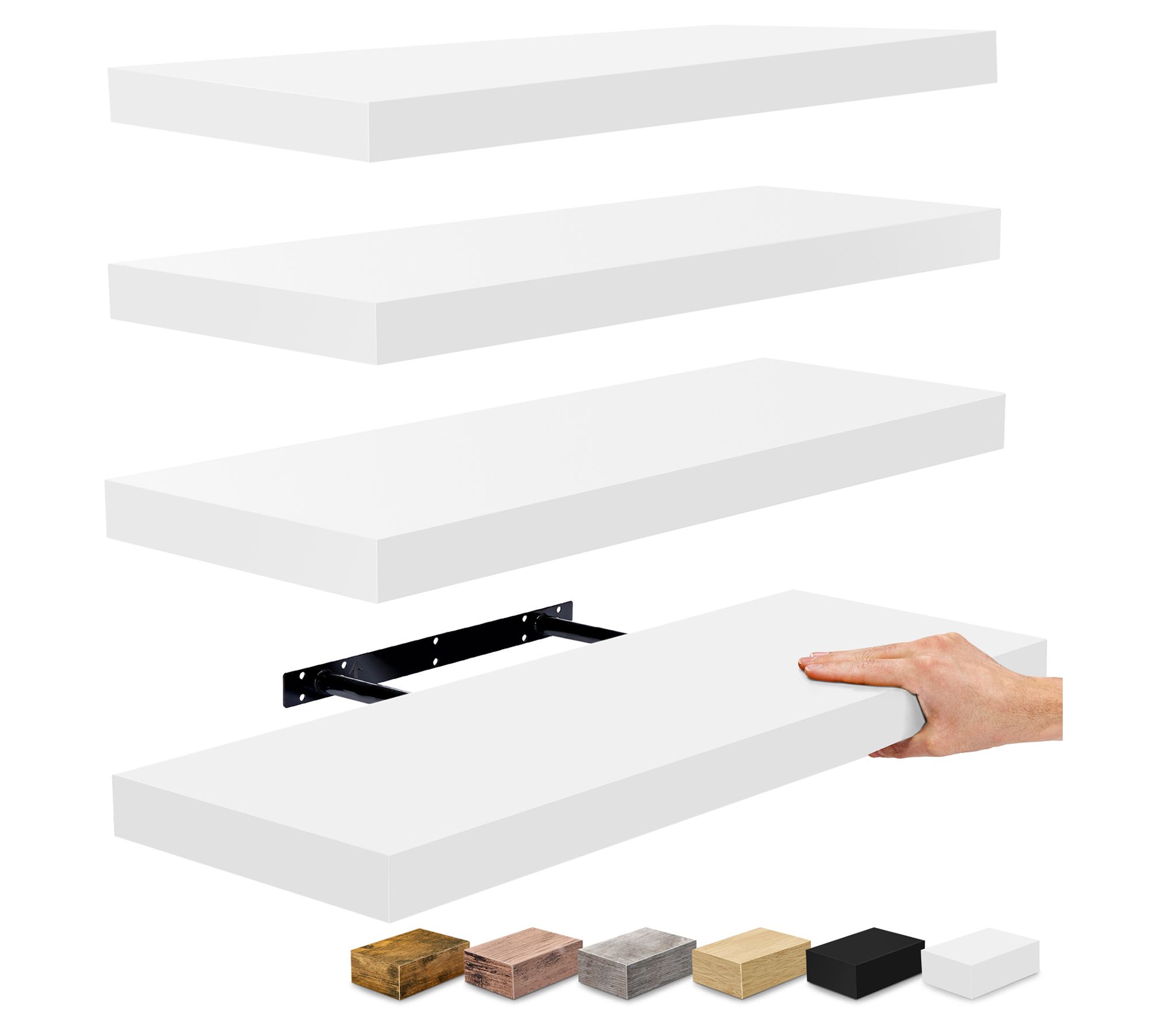 Sorbus Floating Shelves Wall Mounted (4 Pack)