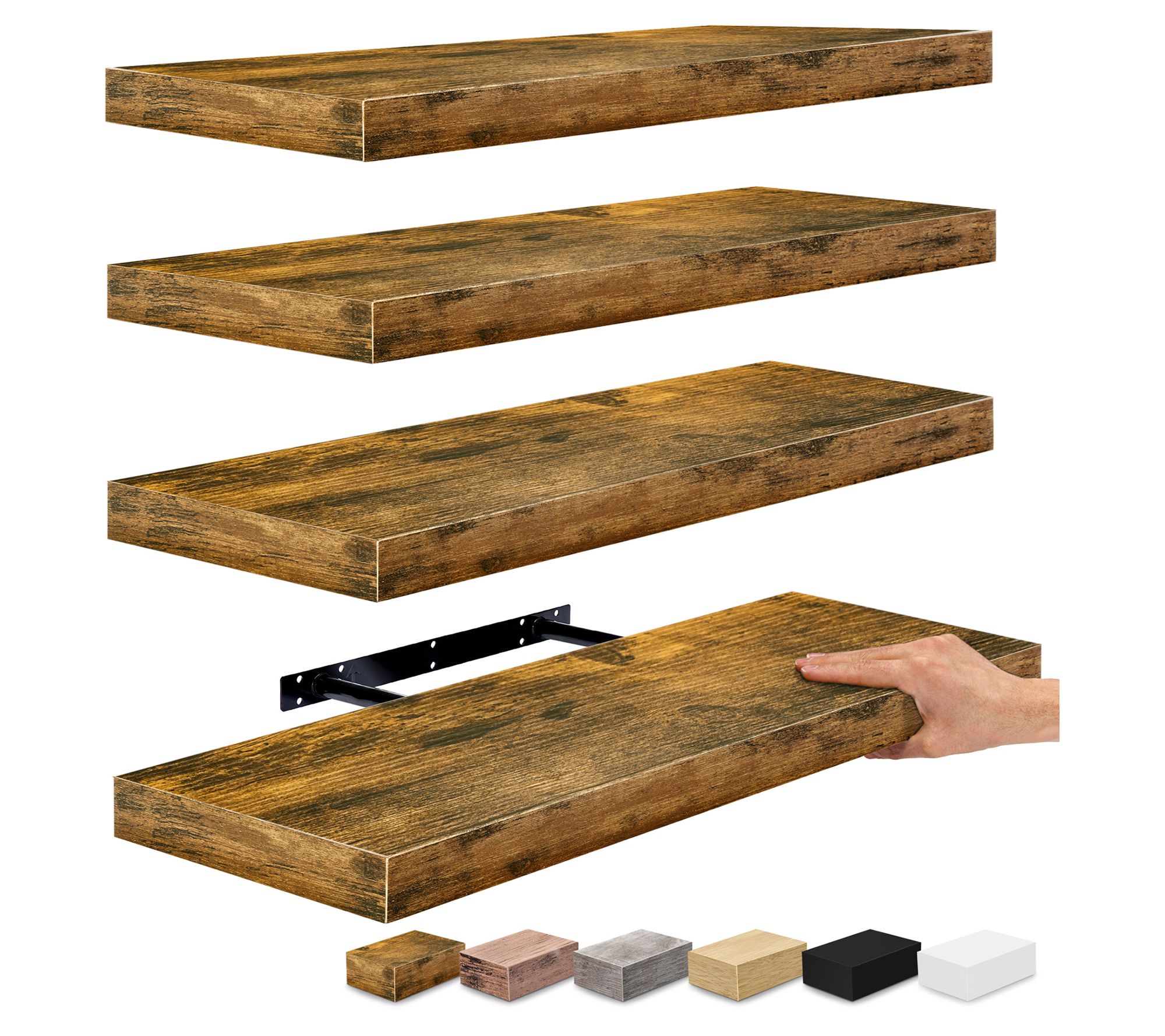 Sorbus Floating Shelves Wall Mounted (4 Pack)