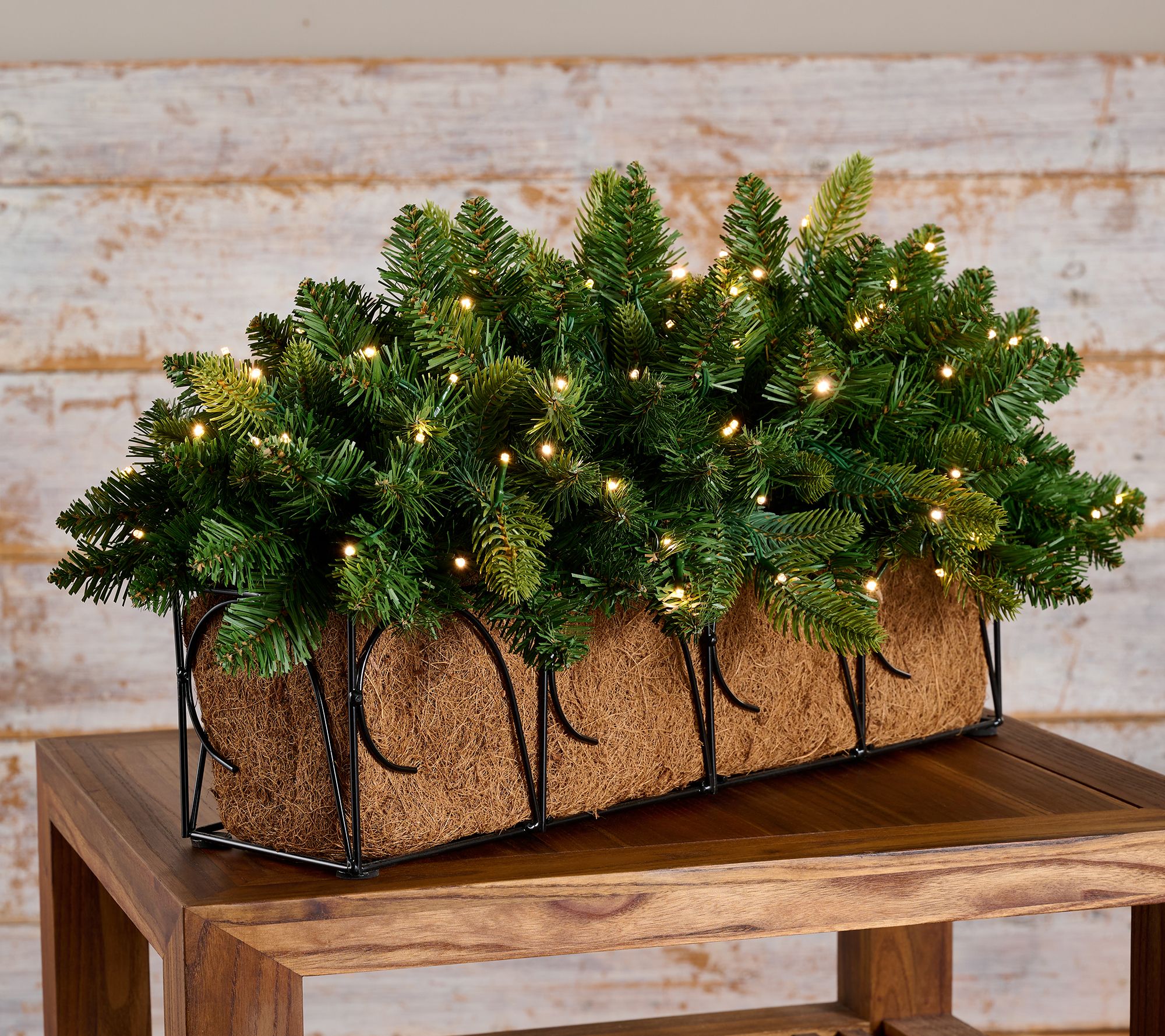 "As Is" Bethlehem Lights 30" Window Box with Micro LEDs