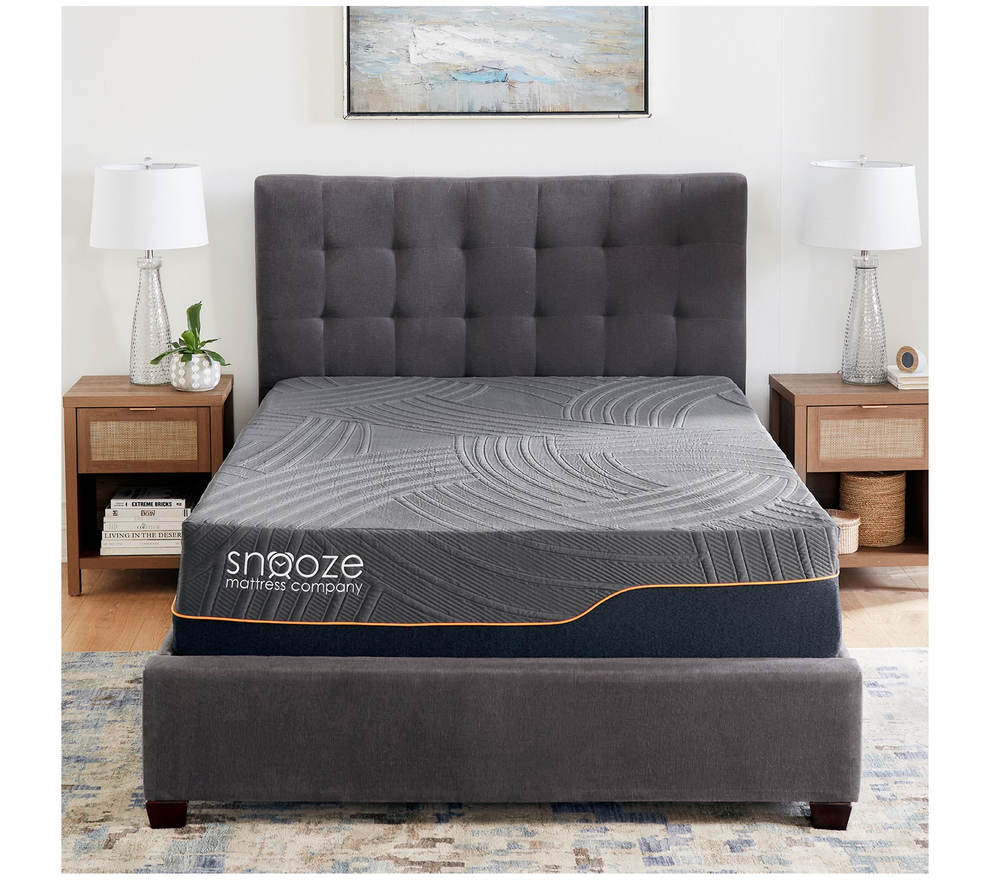Snooze 13-Inch Firm Hybrid Support Mattress-in-a-Box, Twin XL