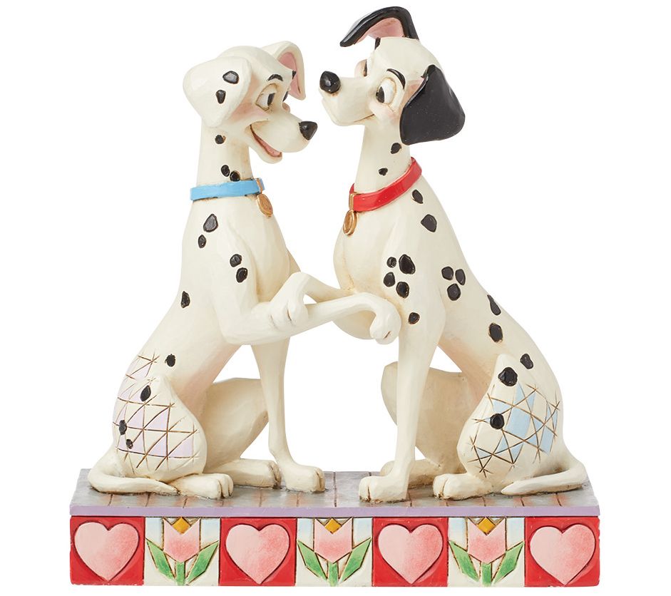 Jim Shore Disney Traditions 101 Dalmations Pongo & Perdita Fig