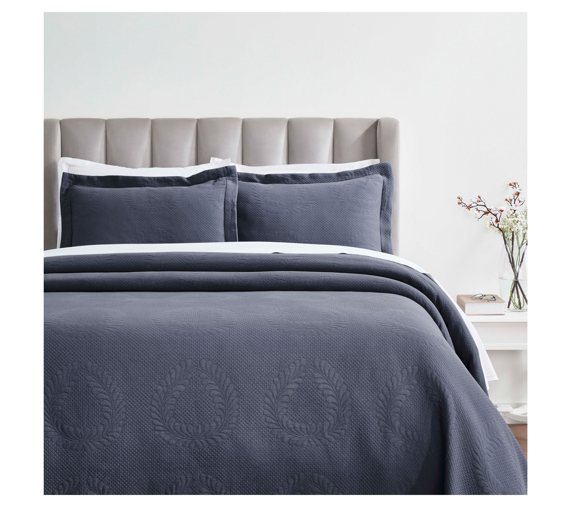 Superior Peploi Cotton Bedspread and Sham Set,Cal King