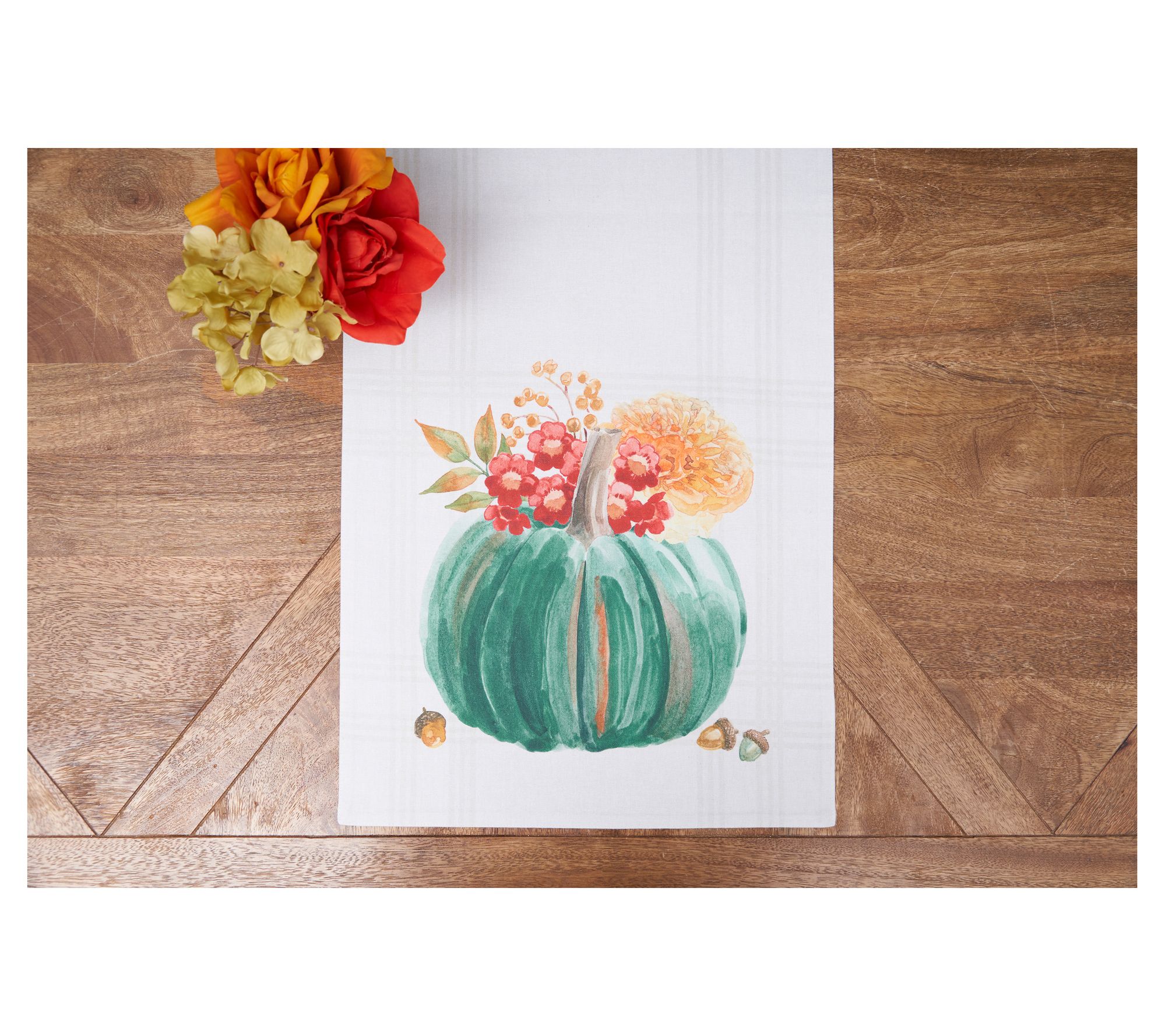 Teal Pumpkin Harvest Runner by Valerie