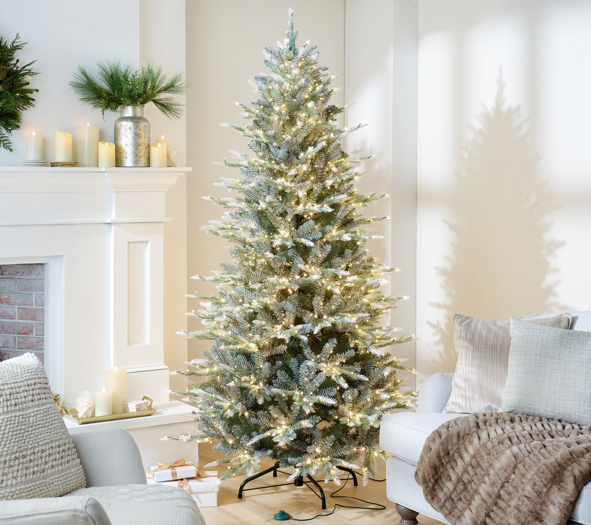 "As Is" Bethlehem Lights 7' Micro LED Tree w/ Storage Bag