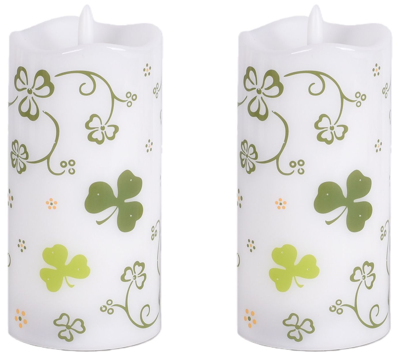 Temp-tations Set of (2) 6" Fiberoptic Candles