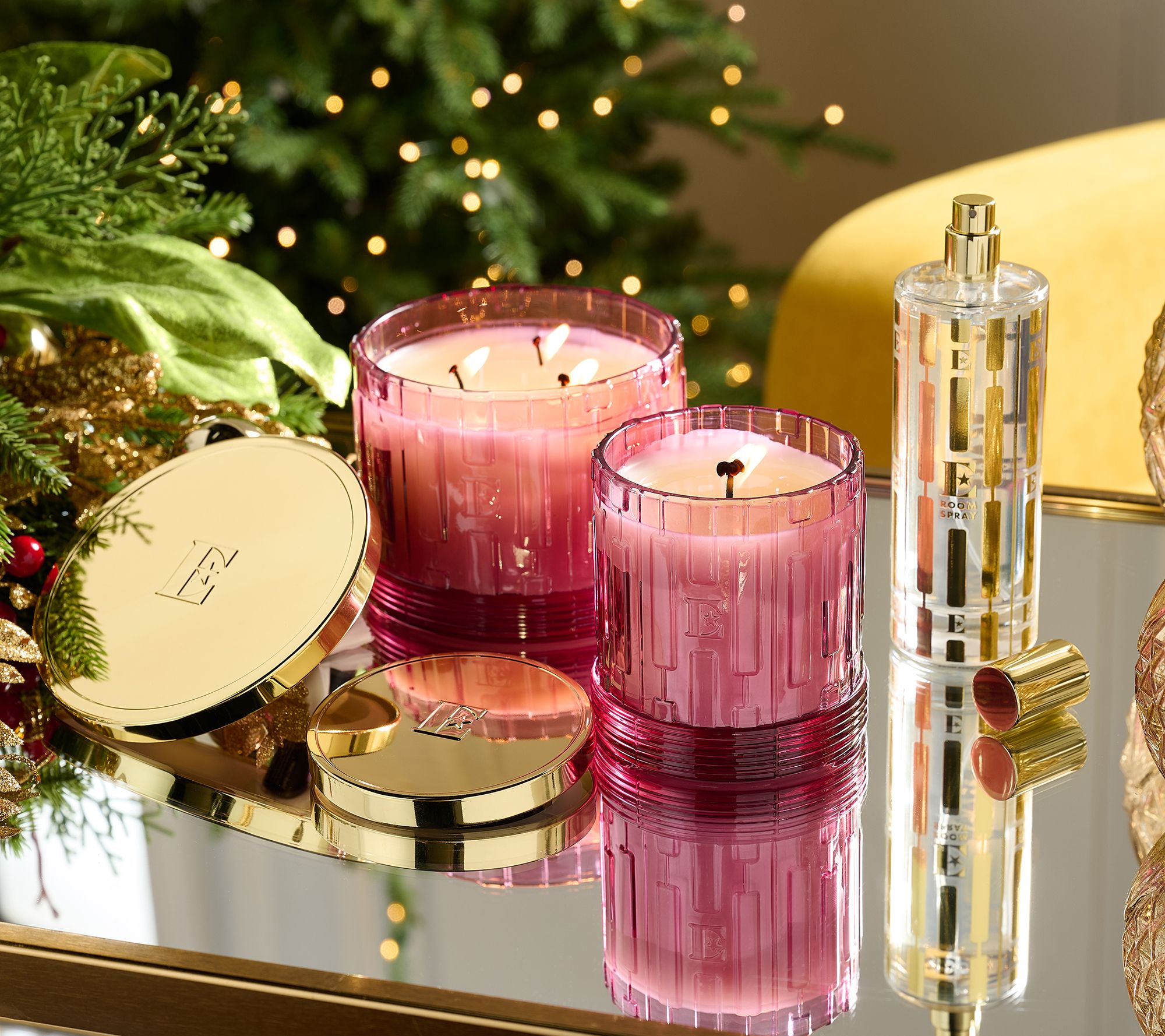 Elton John x Slatkin 3pc Candle & Room Spray Rose Tea Auto-Delivery